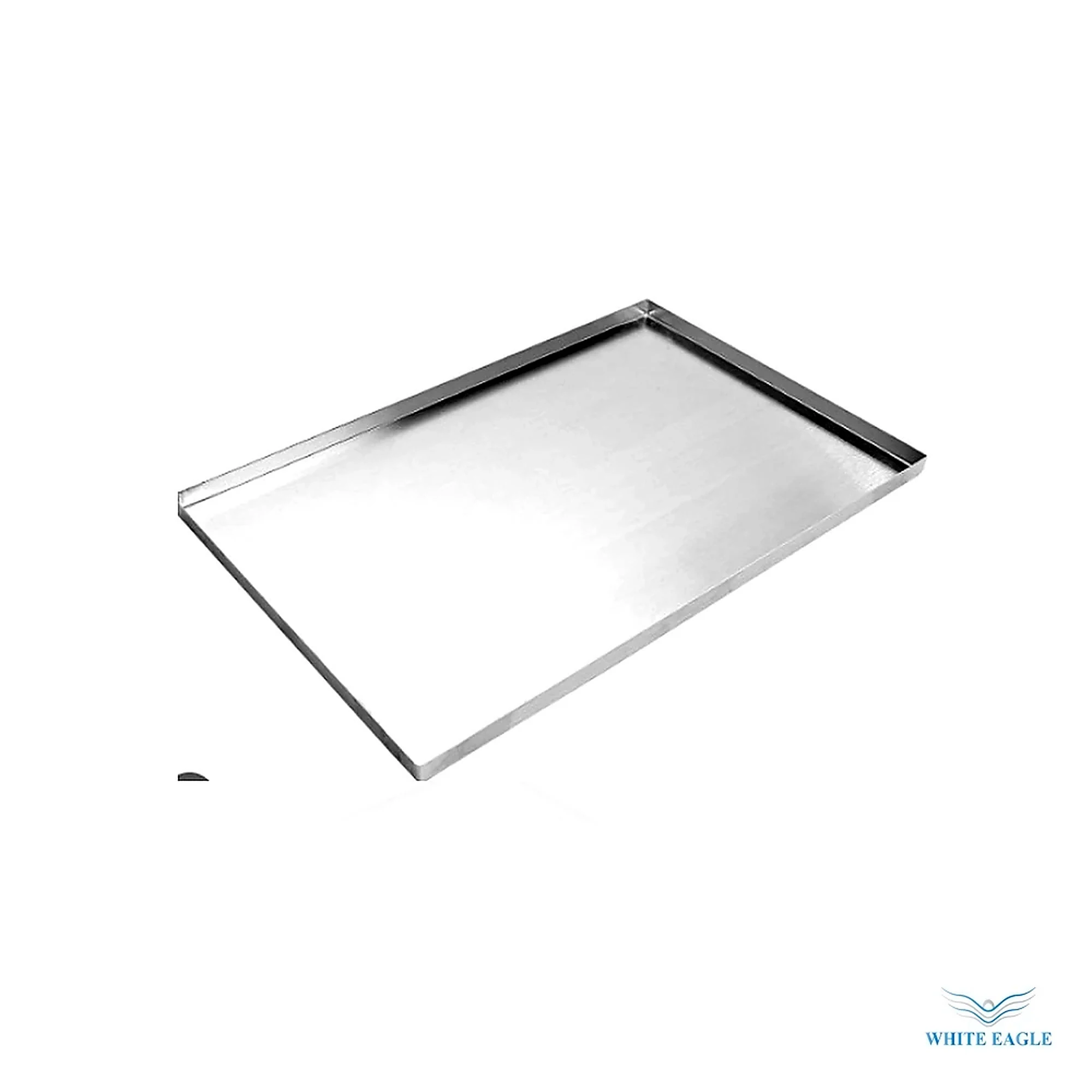 Straight Edge Aluminum Baking Tray 60-40-2 cm (0.2mm thickness) - Pastry Cutters & Molds from White Eagle Trading Doha Qatar - ادوات مطاعم وفنادق وايت ايجل في قطر