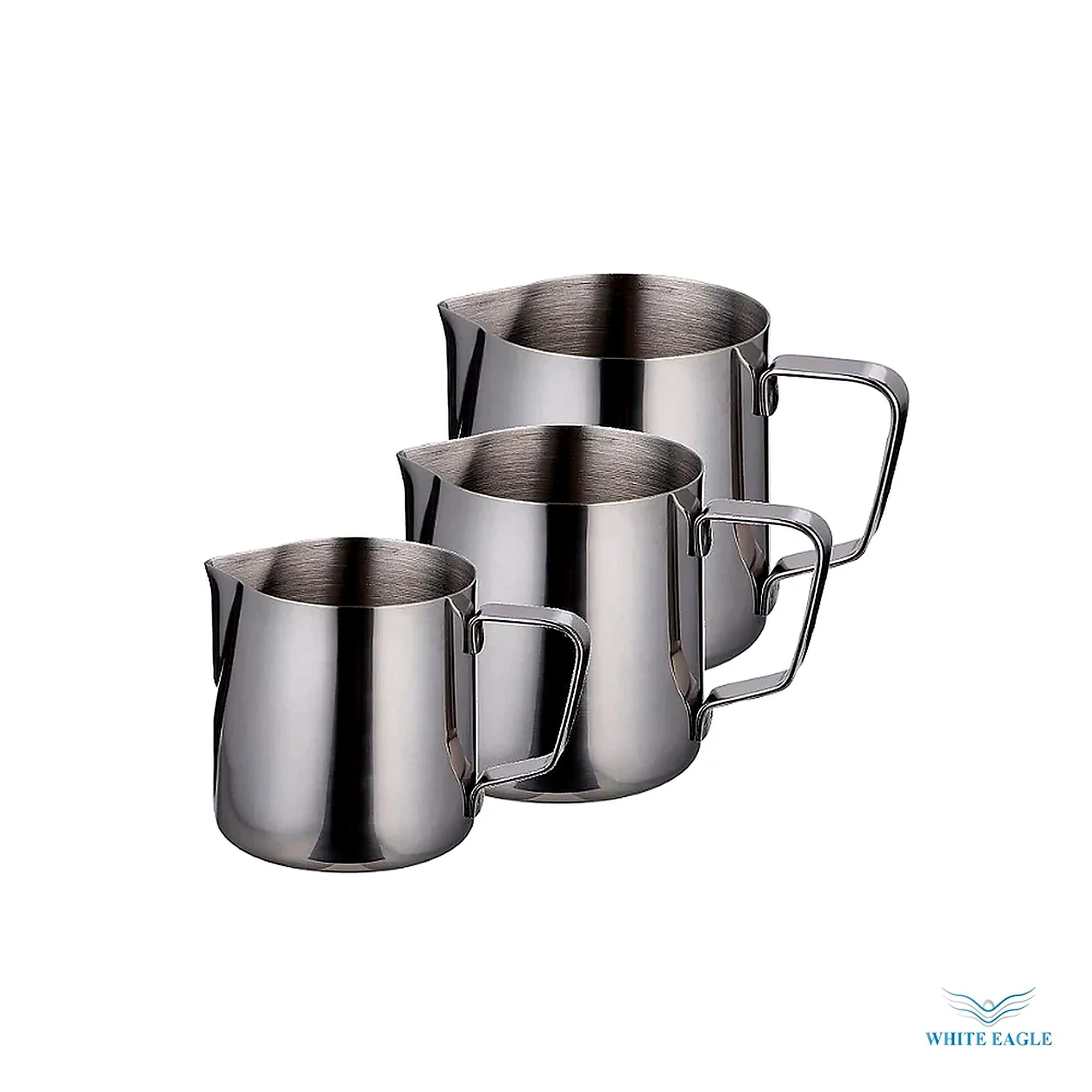 Stainless Steel Milj Jug Capacity-14oz-400ml - Measuring Jugs, Scoops & Funnels from White Eagle Trading Doha Qatar - ادوات مطاعم وفنادق وايت ايجل في قطر