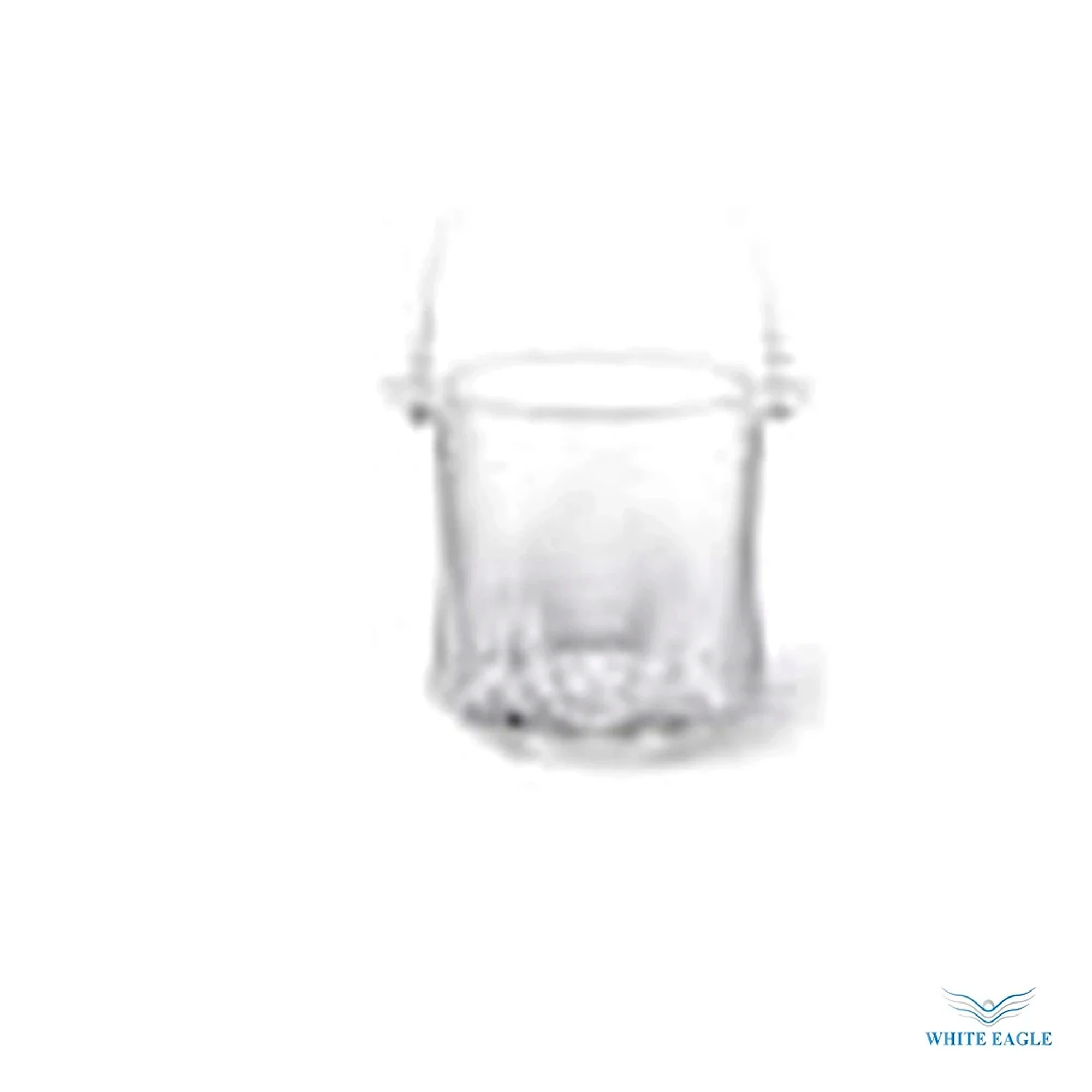 Hexagonal Ice Bucket Acrylic - Ice Buckets, Tongs & Scoops from White Eagle Trading Doha Qatar - ادوات مطاعم وفنادق وايت ايجل في قطر