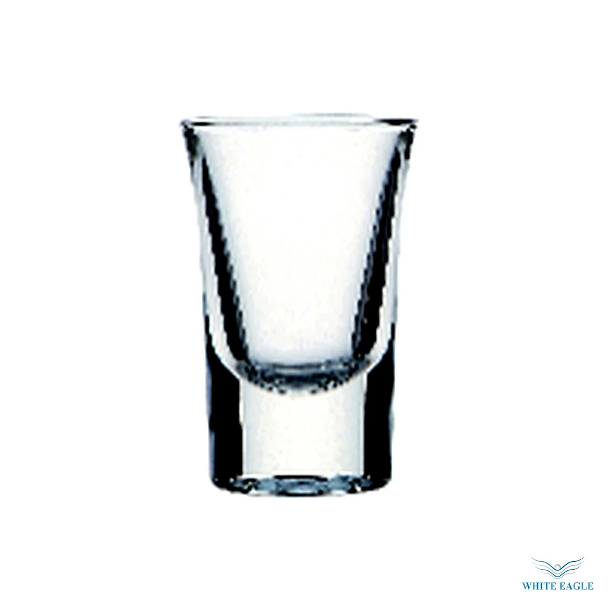Machine Press Shot Glass 30 ml Diameter 4 cm x 7cm Height - Shot & Liqueur Glasses from White Eagle Trading Doha Qatar - ادوات مطاعم وفنادق وايت ايجل في قطر