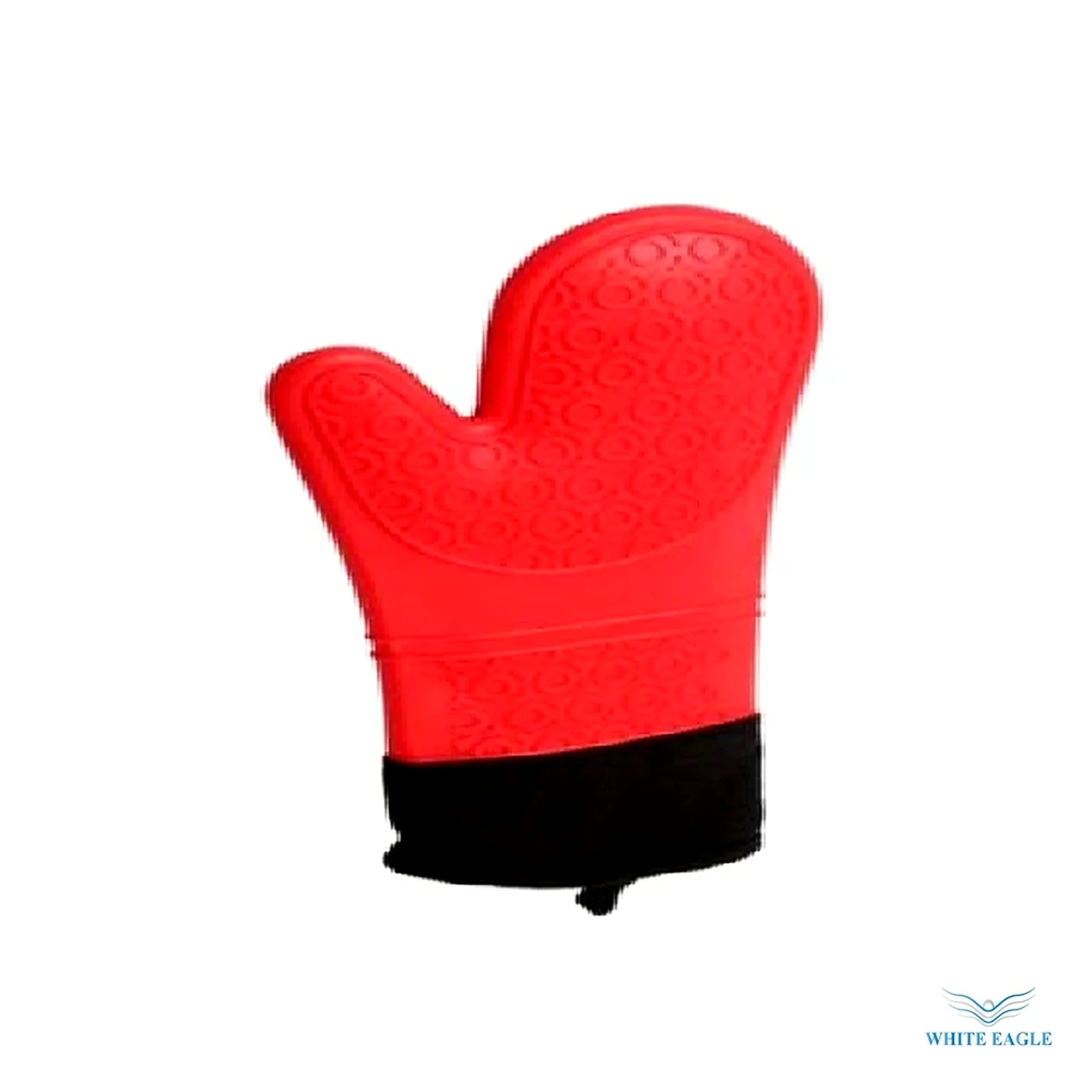 Heat-resistance Grill Mitt Silicone Gloves Material-100% FDA Silicone, Food Grade Silicone, Non-toxic,non-slip Temperature range -40 to +250°c . Color - Oven Mitts & Heat Gloves from White Eagle Trading Doha Qatar - ادوات مطاعم وفنادق وايت ايجل في قطر