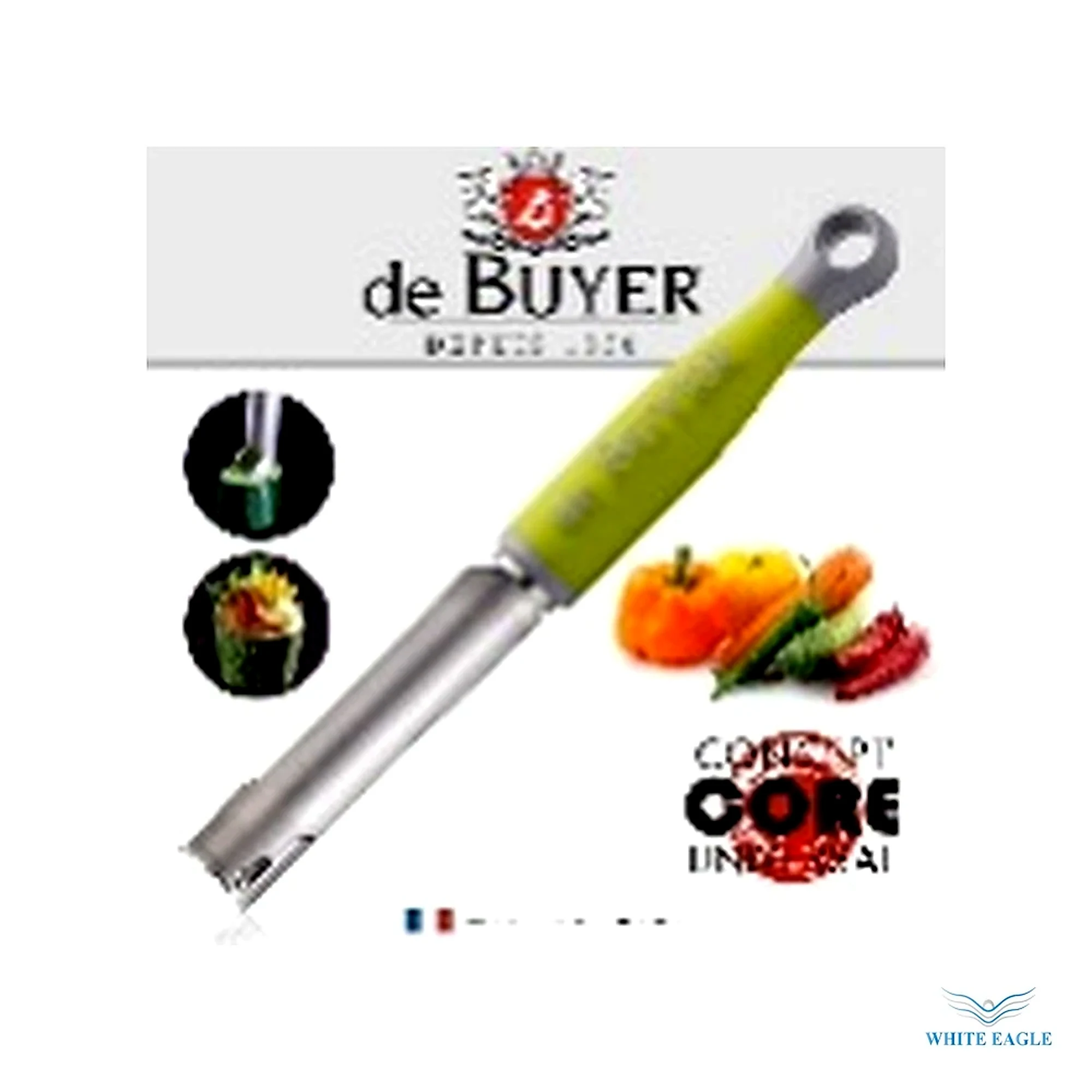 Universal Corer 20mm GREEN Handle - Pots & Stock Pots from White Eagle Trading Doha Qatar - ادوات مطاعم وفنادق وايت ايجل في قطر