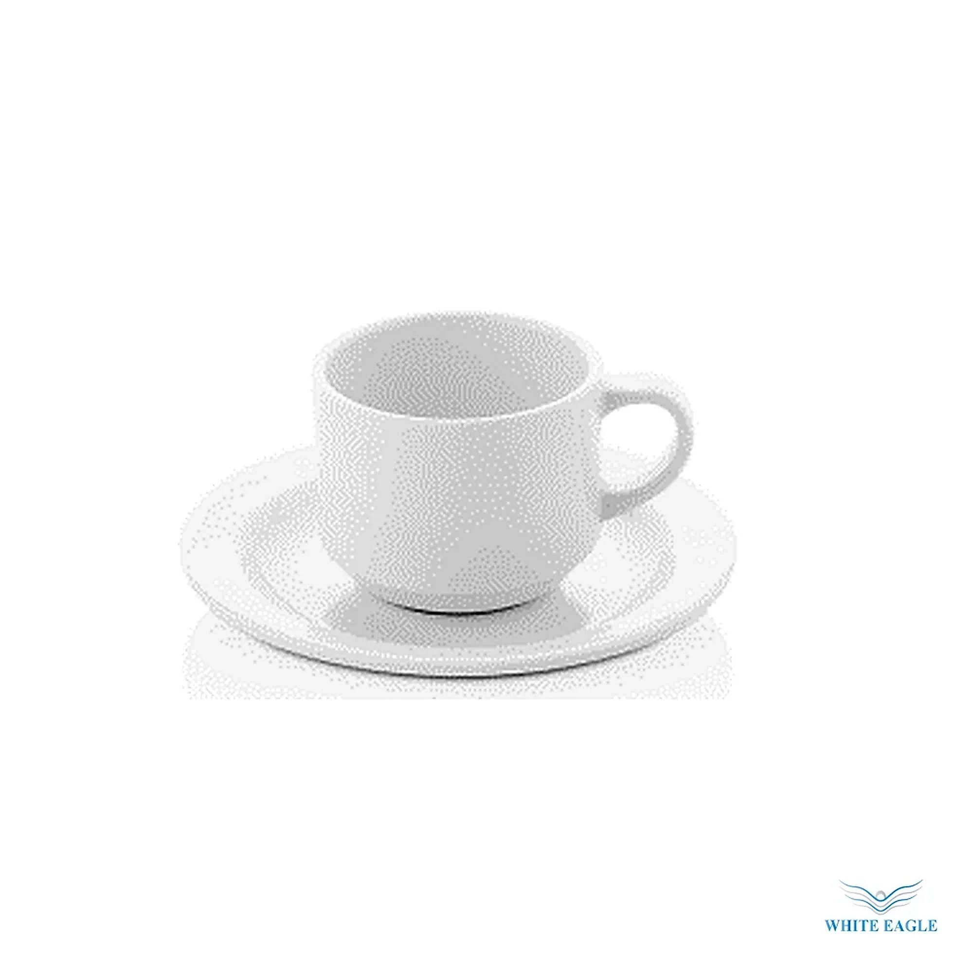 170ML Espresso Cup and Saucer - Cups, Saucers & Mugs from White Eagle Trading Doha Qatar - ادوات مطاعم وفنادق وايت ايجل في قطر