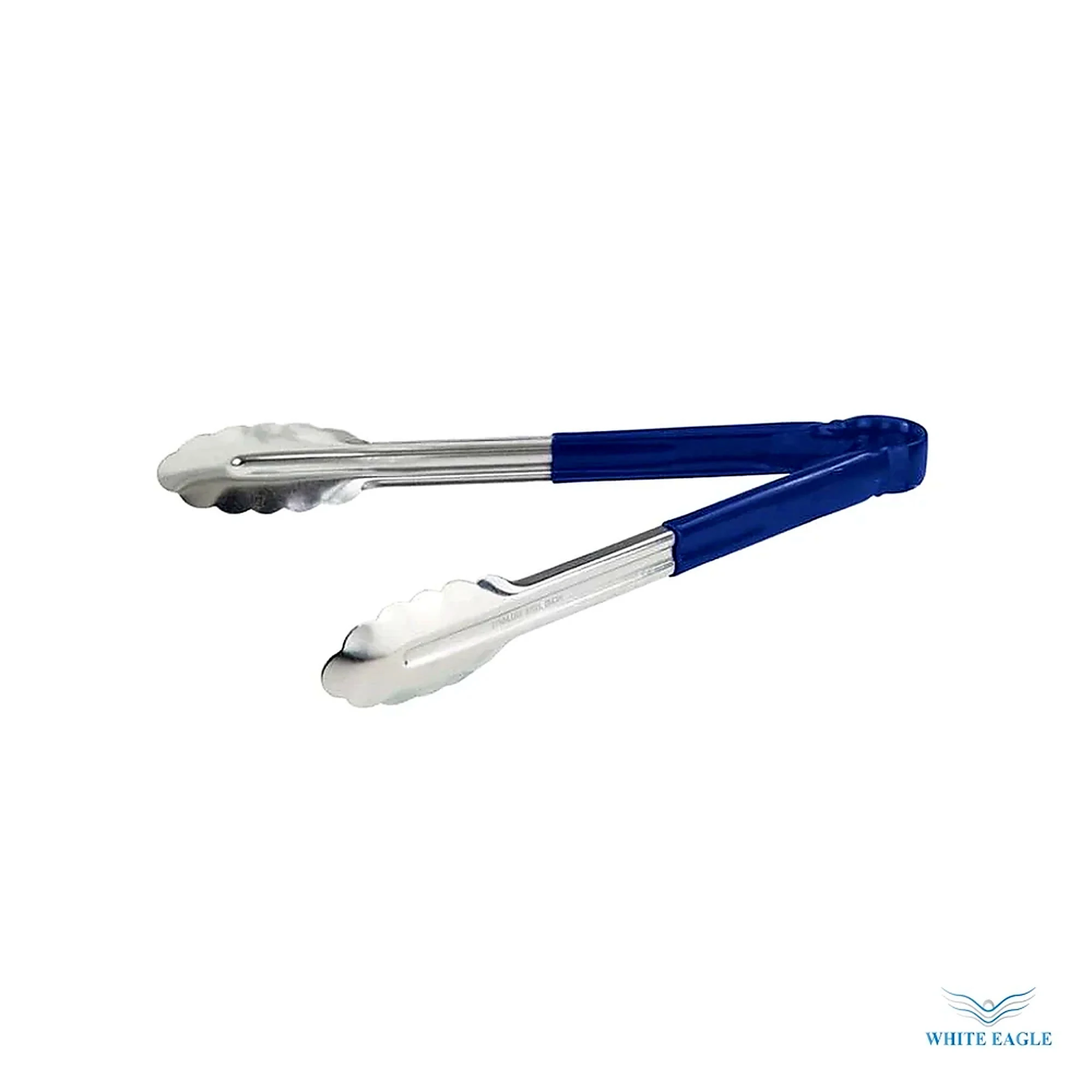 Utility Tong Size-12--30 cm (thickness-0.9mm) Blue Hanlde - Tongs from White Eagle Trading Doha Qatar - ادوات مطاعم وفنادق وايت ايجل في قطر
