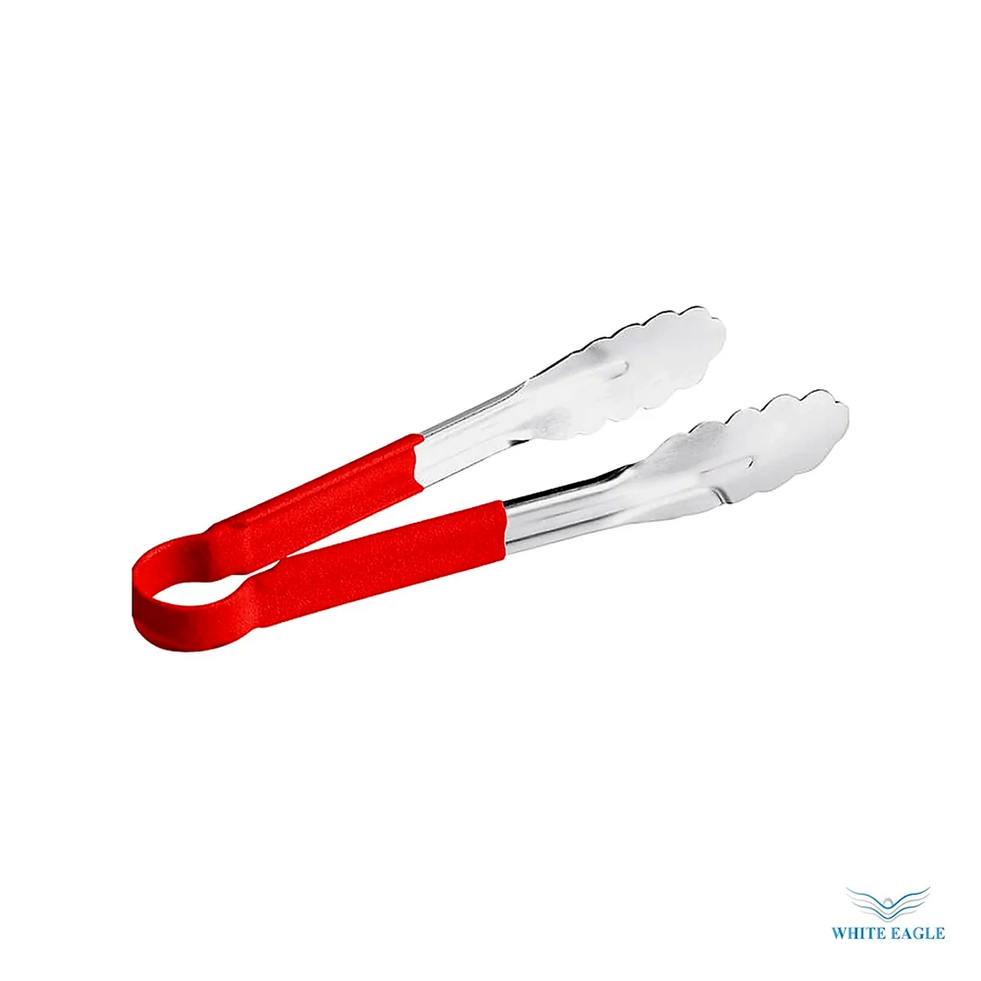 Utility Tong Size-12--30 cm (thickness-0.9mm) Red Hanlde - Tongs from White Eagle Trading Doha Qatar - ادوات مطاعم وفنادق وايت ايجل في قطر