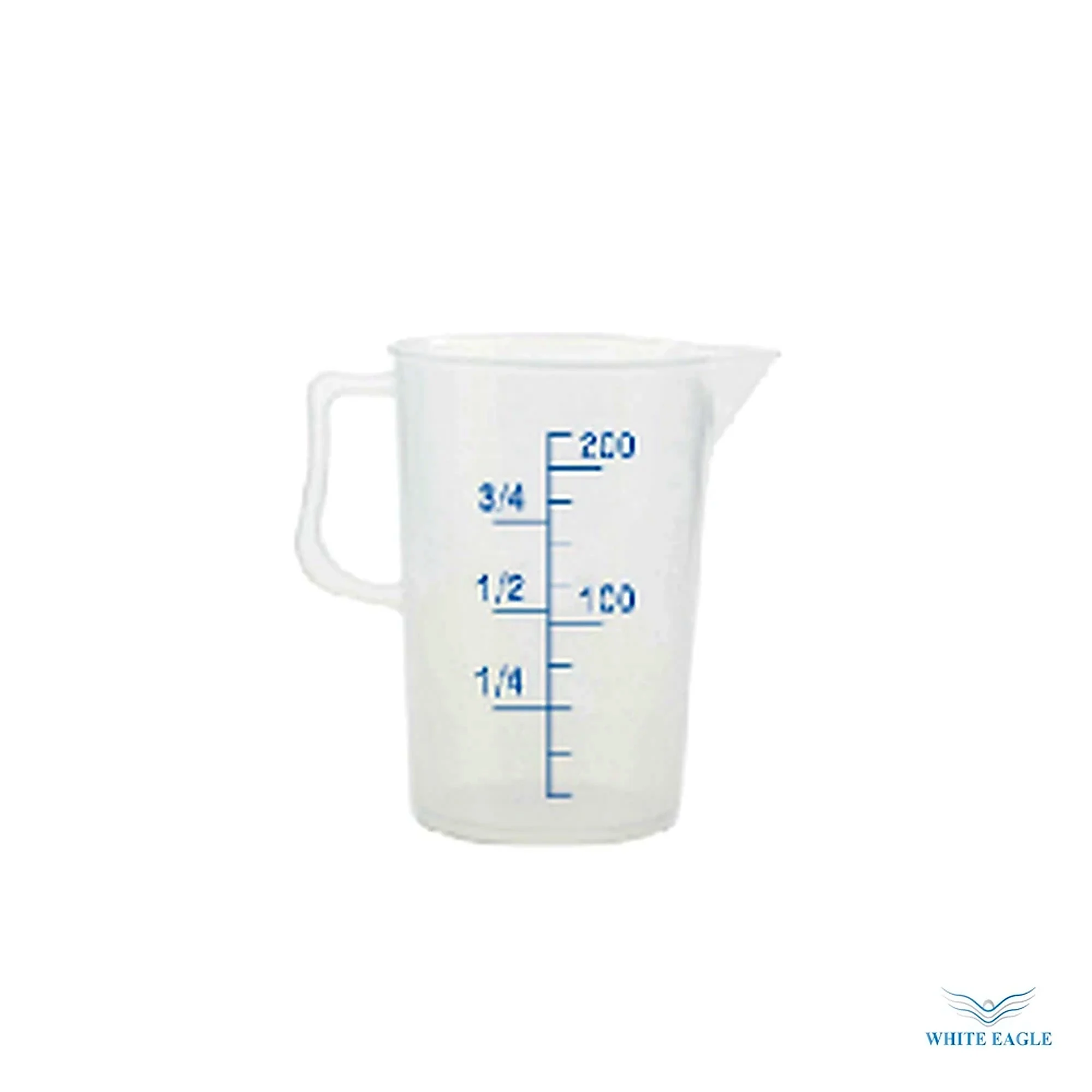 PP Plastic Measuring Cup 200ML - Pastry Cutters & Molds from White Eagle Trading Doha Qatar - ادوات مطاعم وفنادق وايت ايجل في قطر