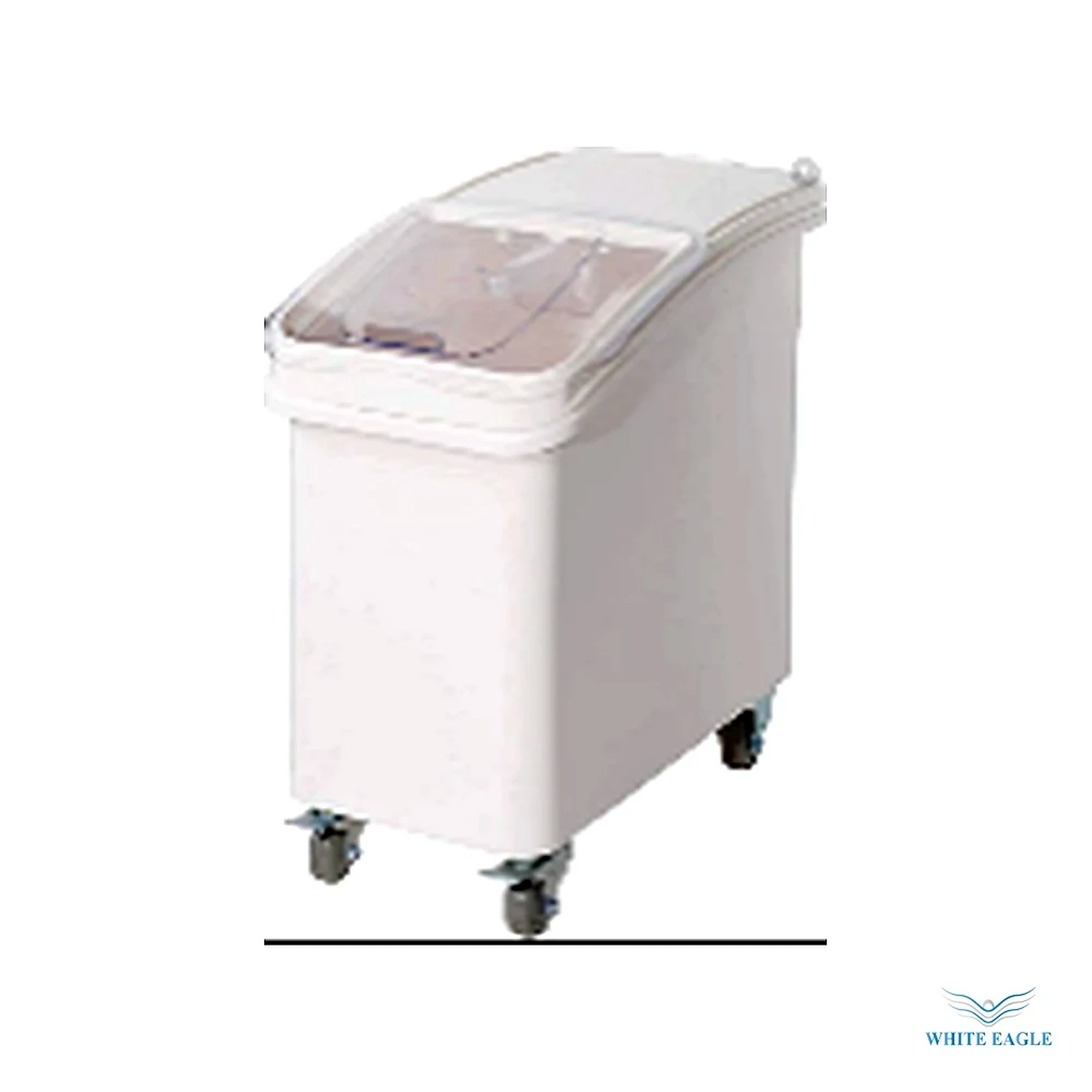 27 Gallon Polypropylene Mobile Ingredient Bin - Ingredient Bins, Drums & Dollies from White Eagle Trading Doha Qatar - ادوات مطاعم وفنادق وايت ايجل في قطر