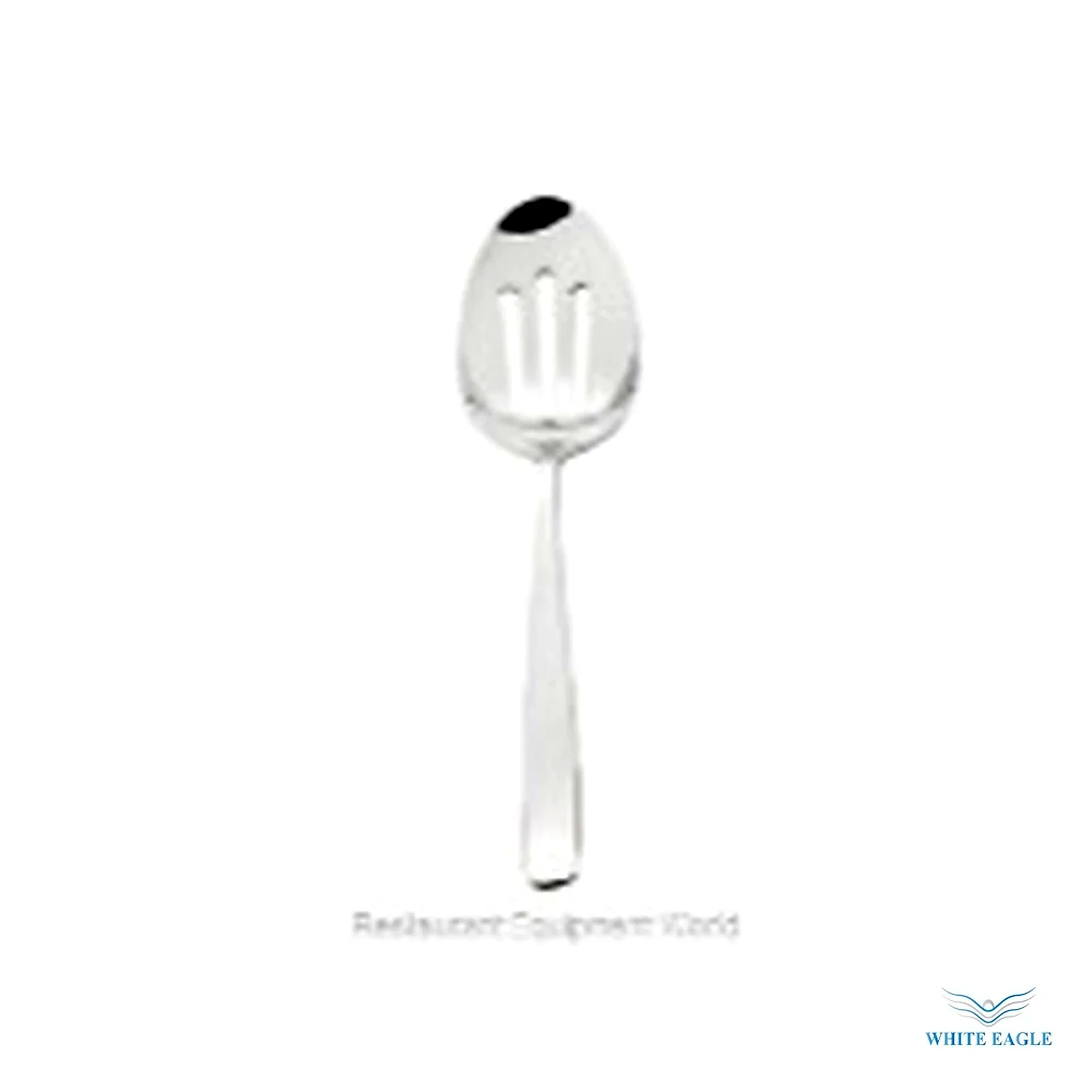 Modena Serving Spoon, 8-1-2-, slotted, 18-10 stainless steel, satin finish - Serving Trays & Platters from White Eagle Trading Doha Qatar - ادوات مطاعم وفنادق وايت ايجل في قطر