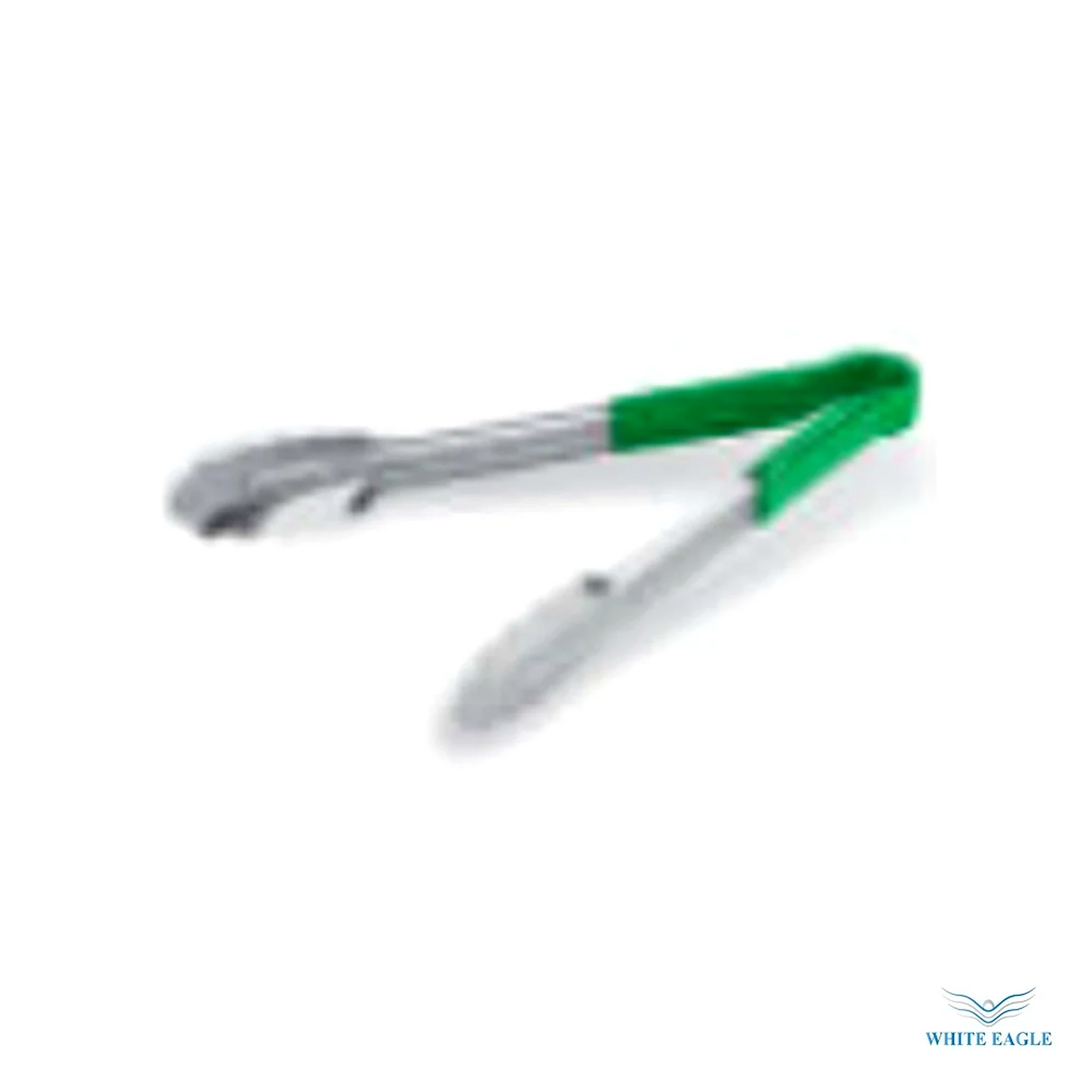 Stainless Steel Utility Tong Green Handle 30cm - Tongs from White Eagle Trading Doha Qatar - ادوات مطاعم وفنادق وايت ايجل في قطر