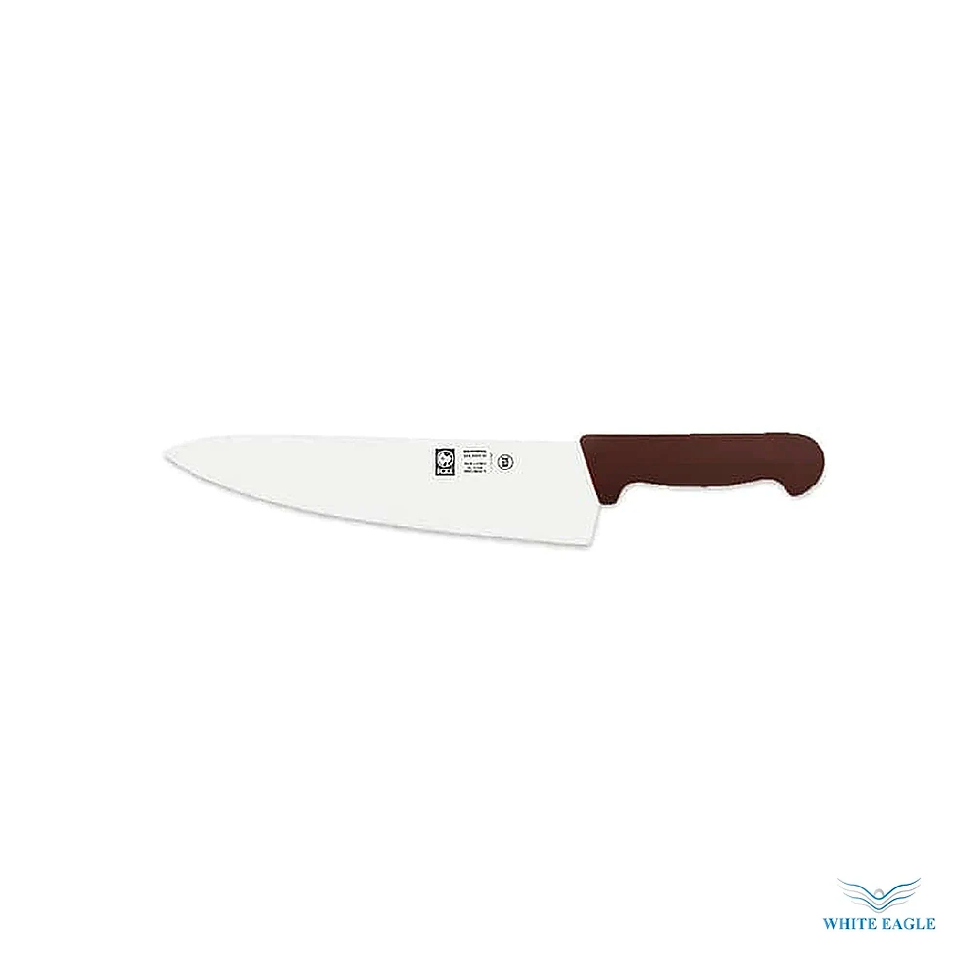 Chef Knife, Wide Blade Brown Handle 20 cm - Chefs knife from White Eagle Trading Doha Qatar - ادوات مطاعم وفنادق وايت ايجل في قطر