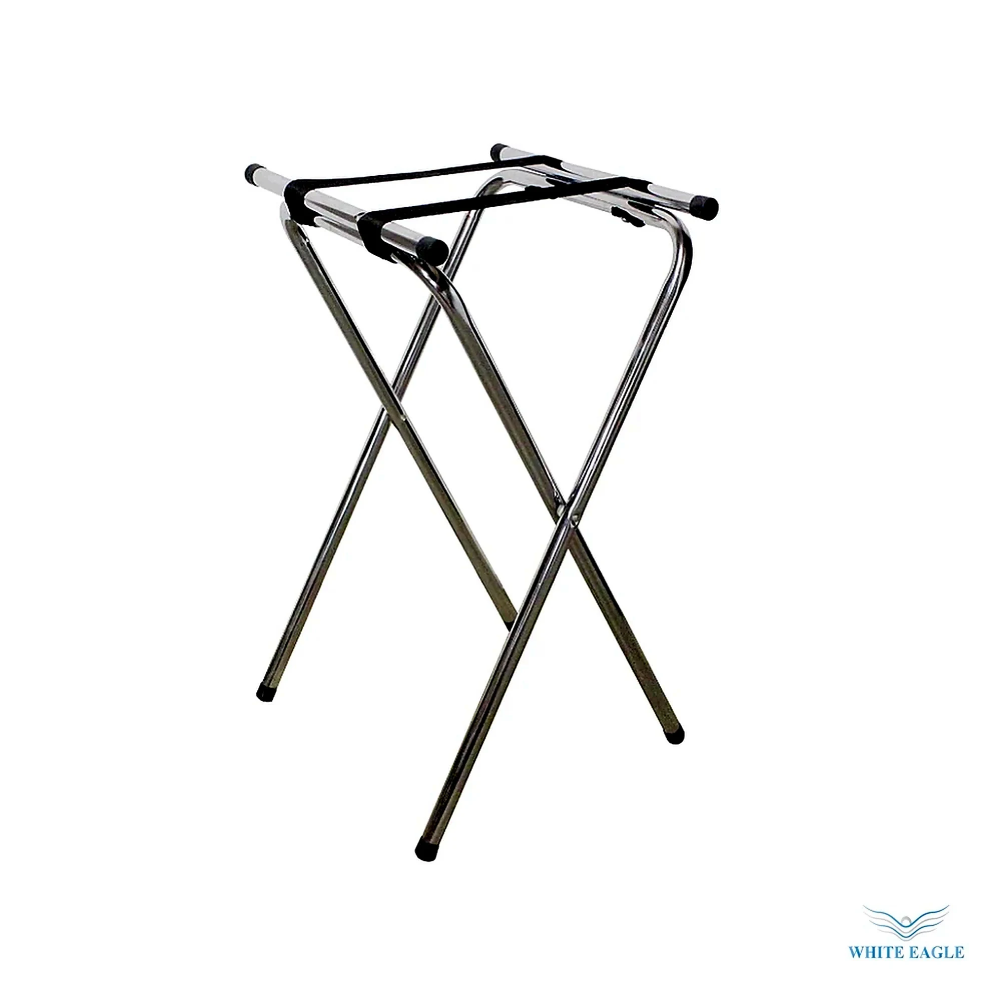 Stainless Steel Folding Tray Stand Heavy Duty - Serving Trays & Platters from White Eagle Trading Doha Qatar - ادوات مطاعم وفنادق وايت ايجل في قطر