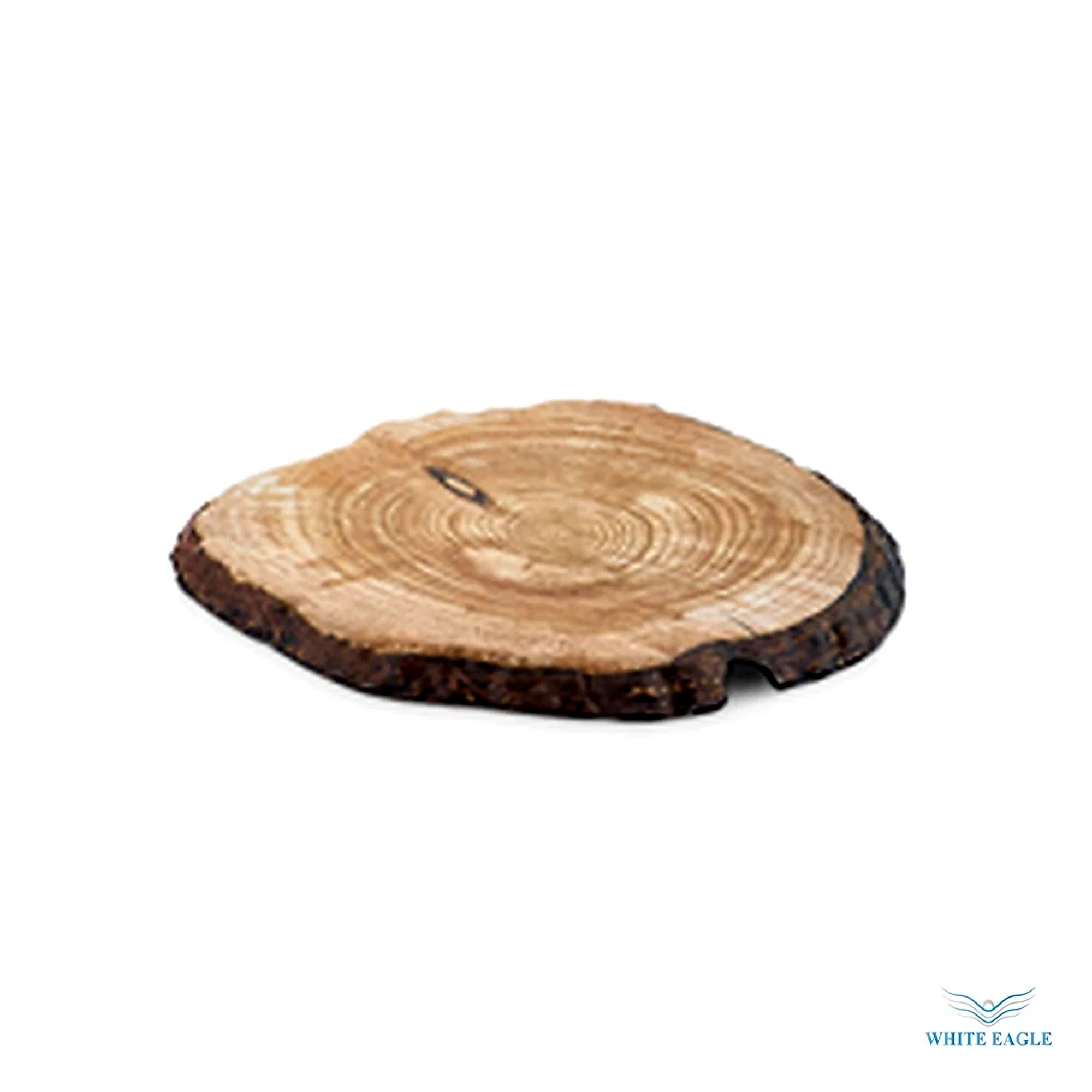 Wood Effect Round Board Size-33-30 cm - Plates from White Eagle Trading Doha Qatar - ادوات مطاعم وفنادق وايت ايجل في قطر