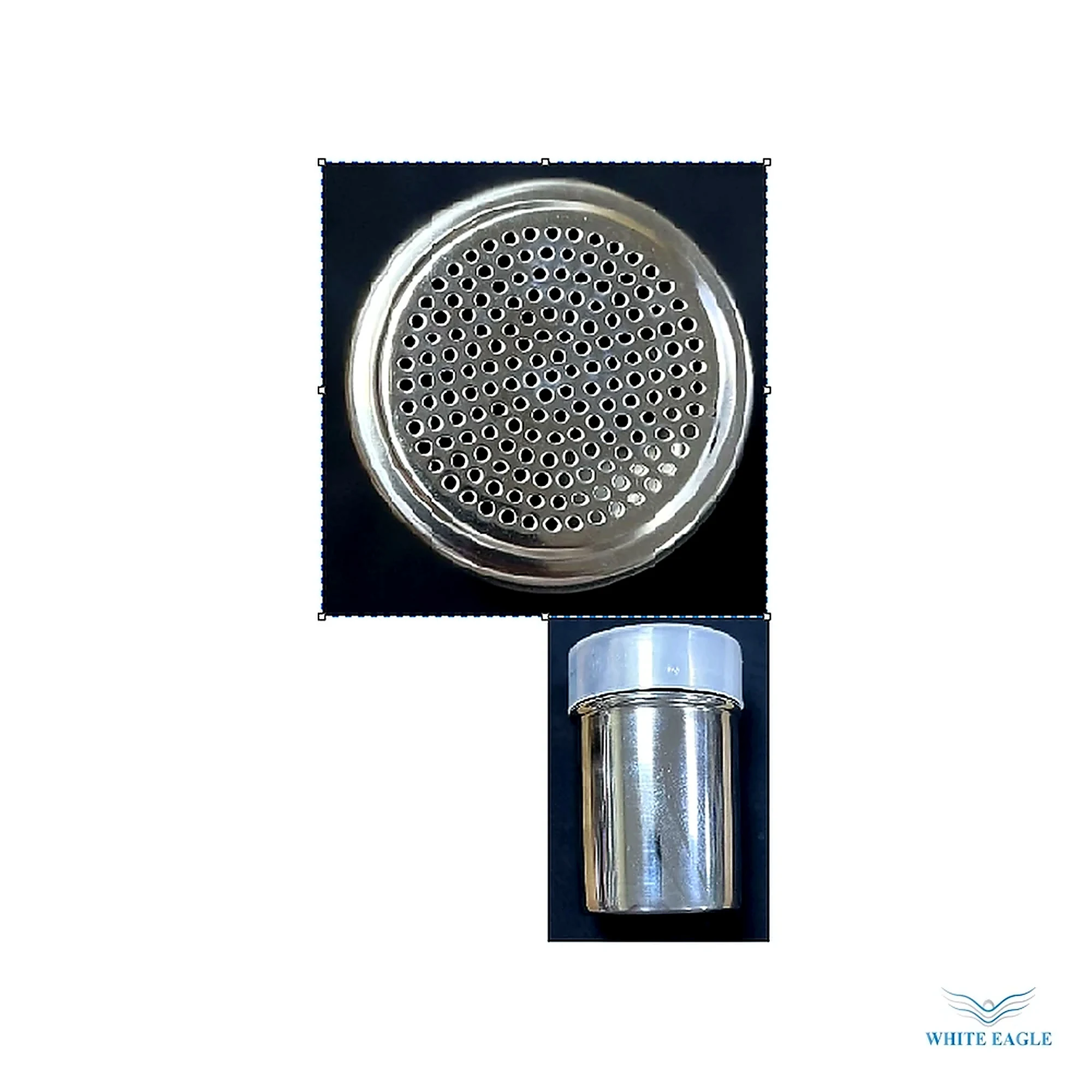 Dredge with plastic cover Hole 1mm - Cookware Lids & Covers from White Eagle Trading Doha Qatar - ادوات مطاعم وفنادق وايت ايجل في قطر