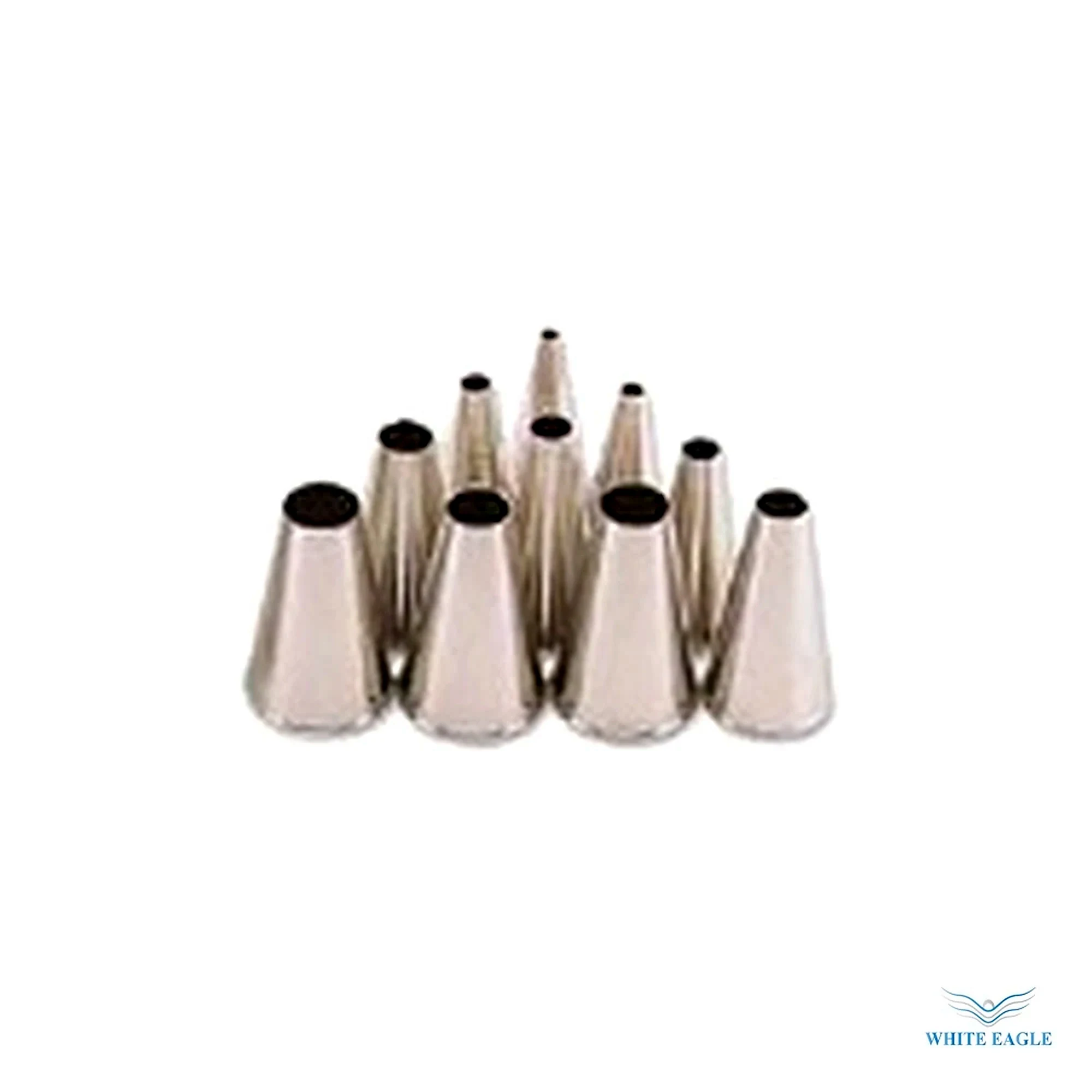 Stainless Steel Plain Round Pastry Tip Size-3 - Pastry Cutters & Molds from White Eagle Trading Doha Qatar - ادوات مطاعم وفنادق وايت ايجل في قطر