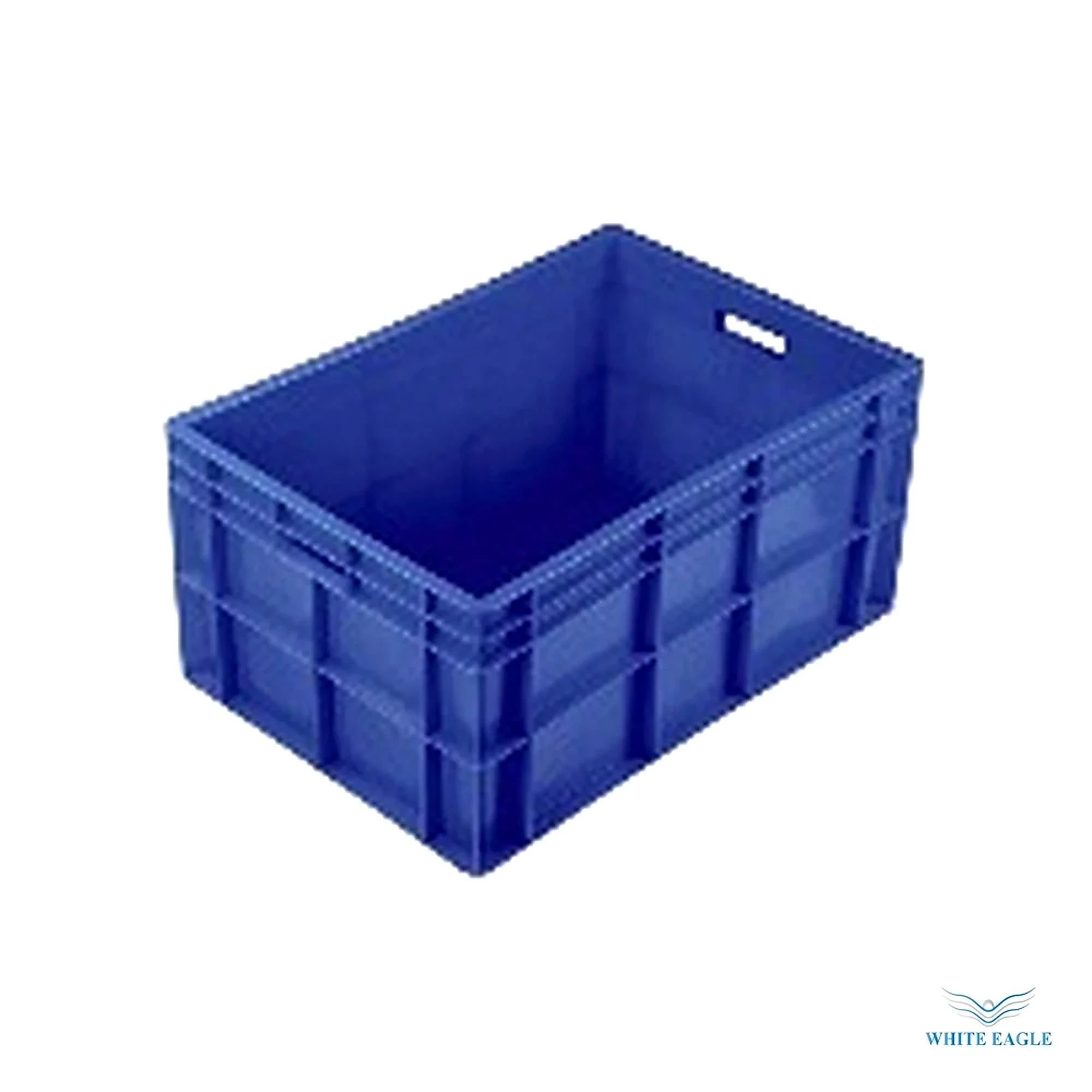 PLASTIC STORAGE BLUE CRATES 600x400x280mm - Crates, Baskets & Racks from White Eagle Trading Doha Qatar - ادوات مطاعم وفنادق وايت ايجل في قطر