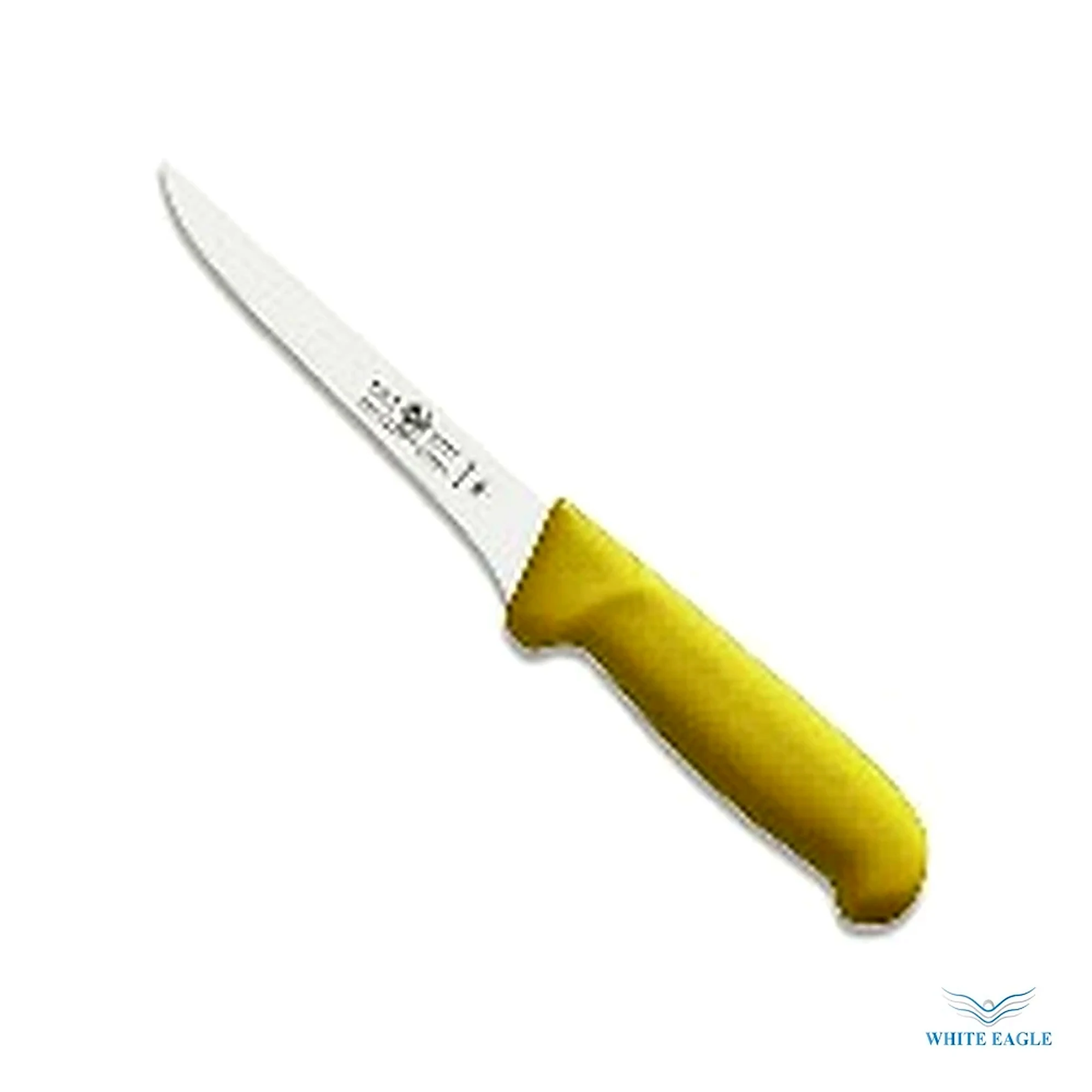 Boning Knife Wide Blade 15cm Yellow Handle - Boning, Butcher & Carving Knives from White Eagle Trading Doha Qatar - ادوات مطاعم وفنادق وايت ايجل في قطر