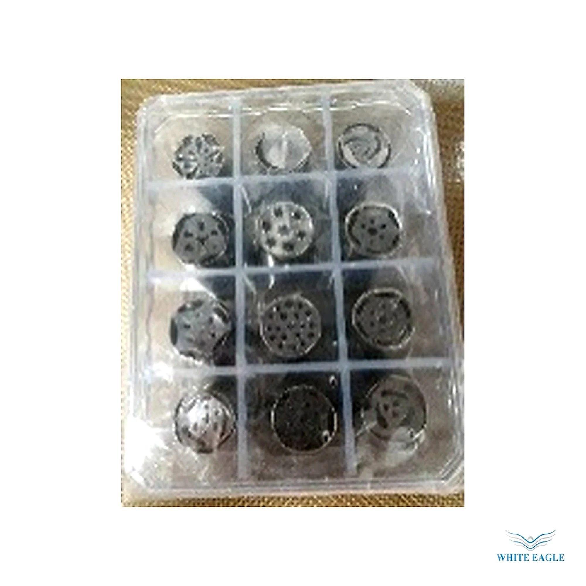 Set of 12pcs Russian Pastry Tip - Pastry Cutters & Molds from White Eagle Trading Doha Qatar - ادوات مطاعم وفنادق وايت ايجل في قطر