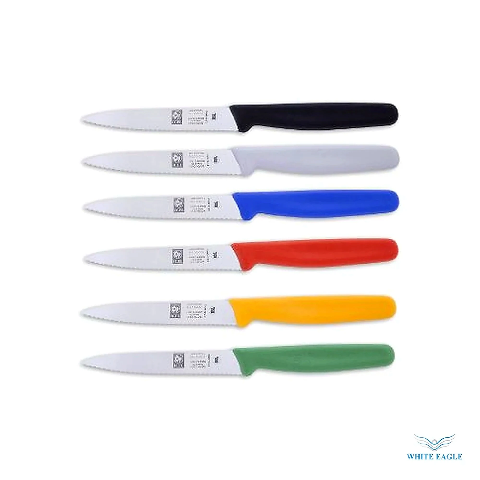 Normal Paring Knife White Handle - Chefs knife from White Eagle Trading Doha Qatar - ادوات مطاعم وفنادق وايت ايجل في قطر