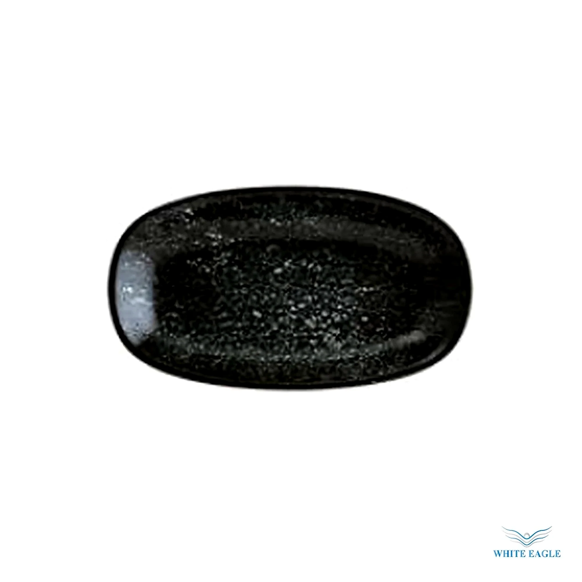 Cosmos Black Gourmet Oval Plate - Plates from White Eagle Trading Doha Qatar - ادوات مطاعم وفنادق وايت ايجل في قطر