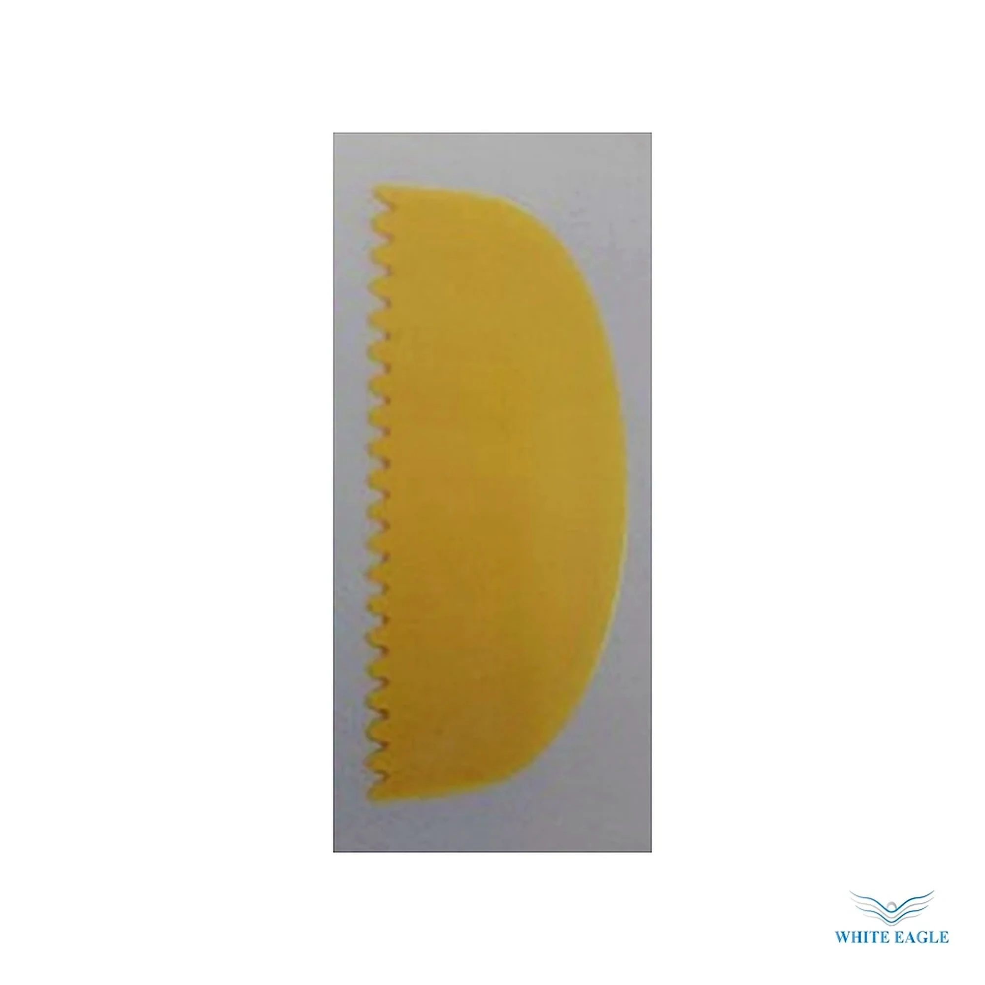 Round Plastic Scrapper 114 x 75 mm Comb - Pastry Cutters & Molds from White Eagle Trading Doha Qatar - ادوات مطاعم وفنادق وايت ايجل في قطر