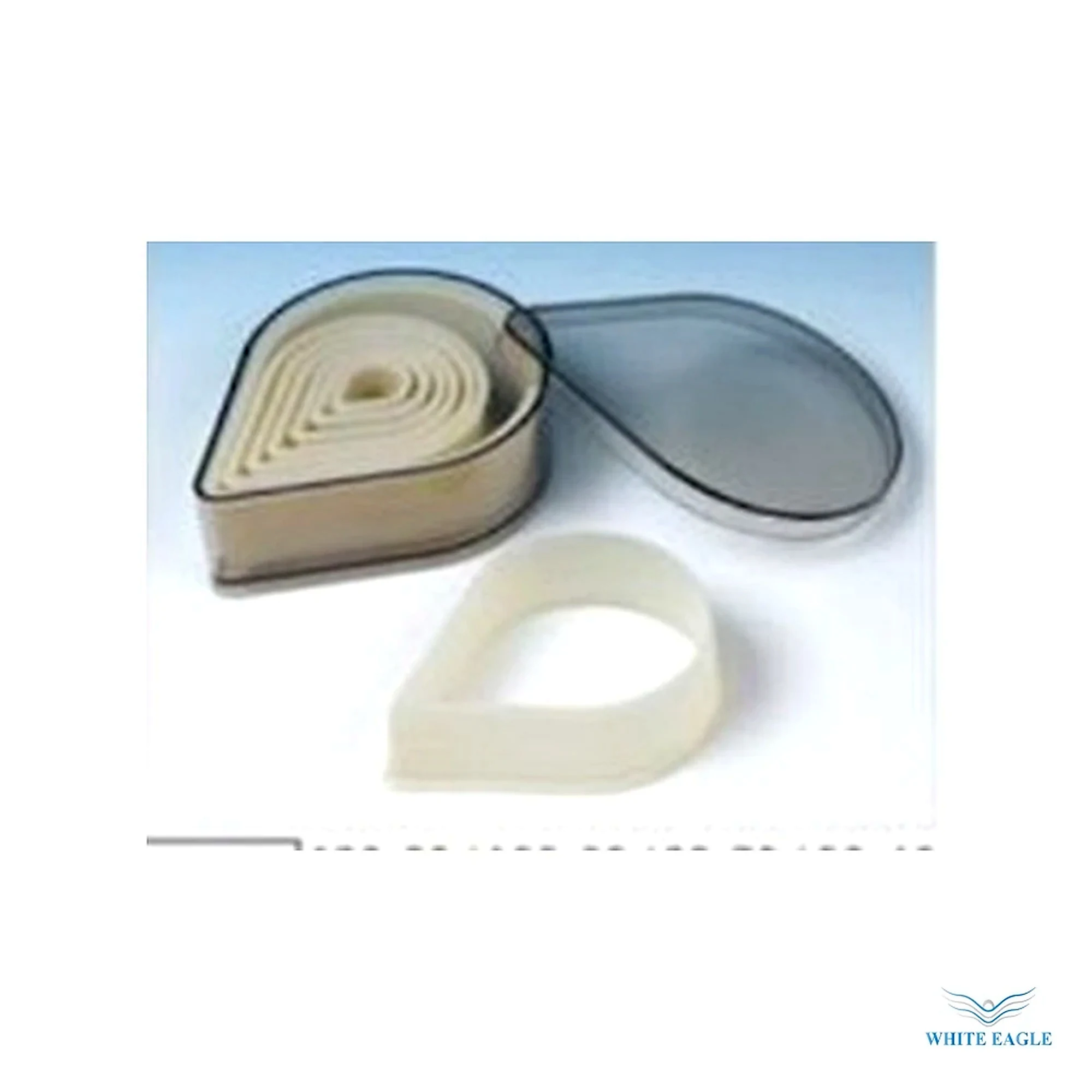 PP Cutter Set 8pcs Water drop - Pastry Cutters & Molds from White Eagle Trading Doha Qatar - ادوات مطاعم وفنادق وايت ايجل في قطر