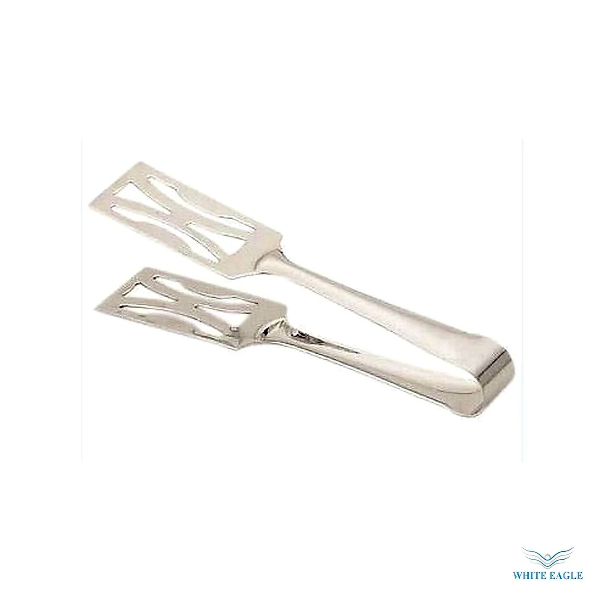 Stainless steel Pastry Tong Slotted Medium - Tongs from White Eagle Trading Doha Qatar - ادوات مطاعم وفنادق وايت ايجل في قطر