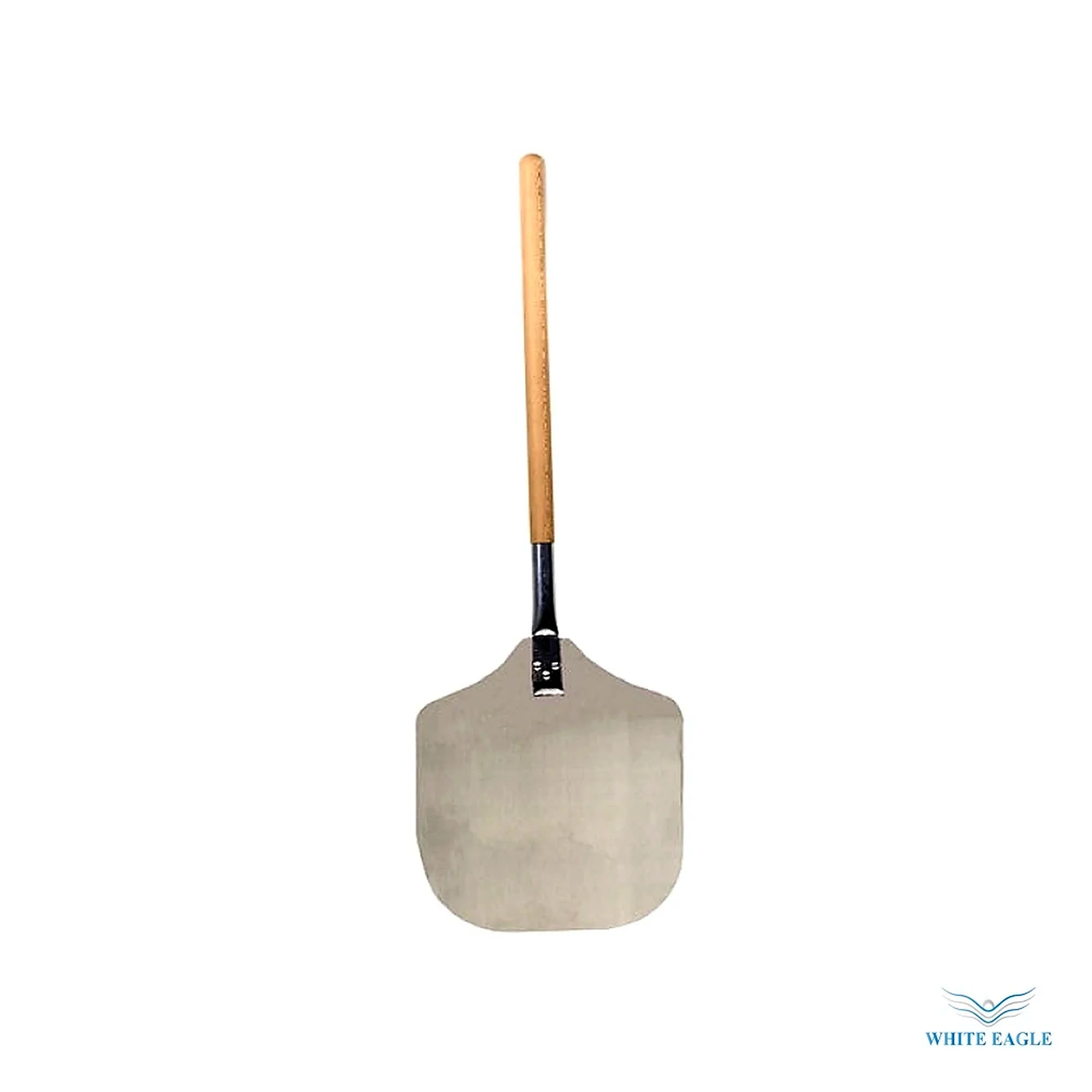 Long Wooden Handle Aluminum Pizza Peel 132-30-36cm - Pastry Cutters & Molds from White Eagle Trading Doha Qatar - ادوات مطاعم وفنادق وايت ايجل في قطر