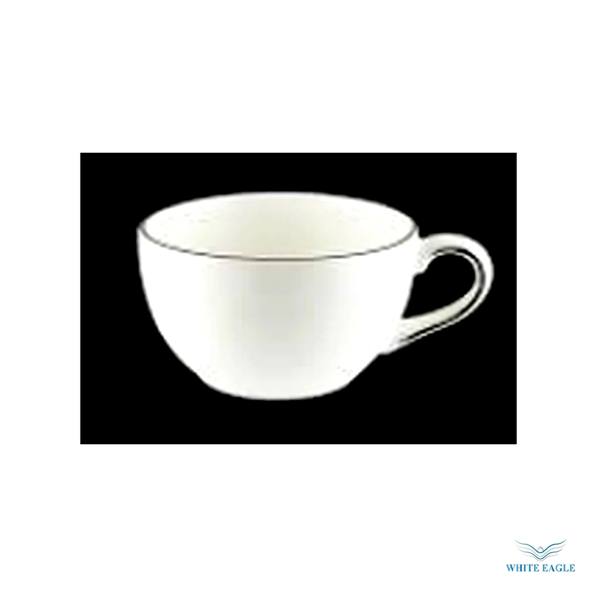 Retro Black Rita Coffee Cup 250 cc - Cups, Saucers & Mugs from White Eagle Trading Doha Qatar - ادوات مطاعم وفنادق وايت ايجل في قطر