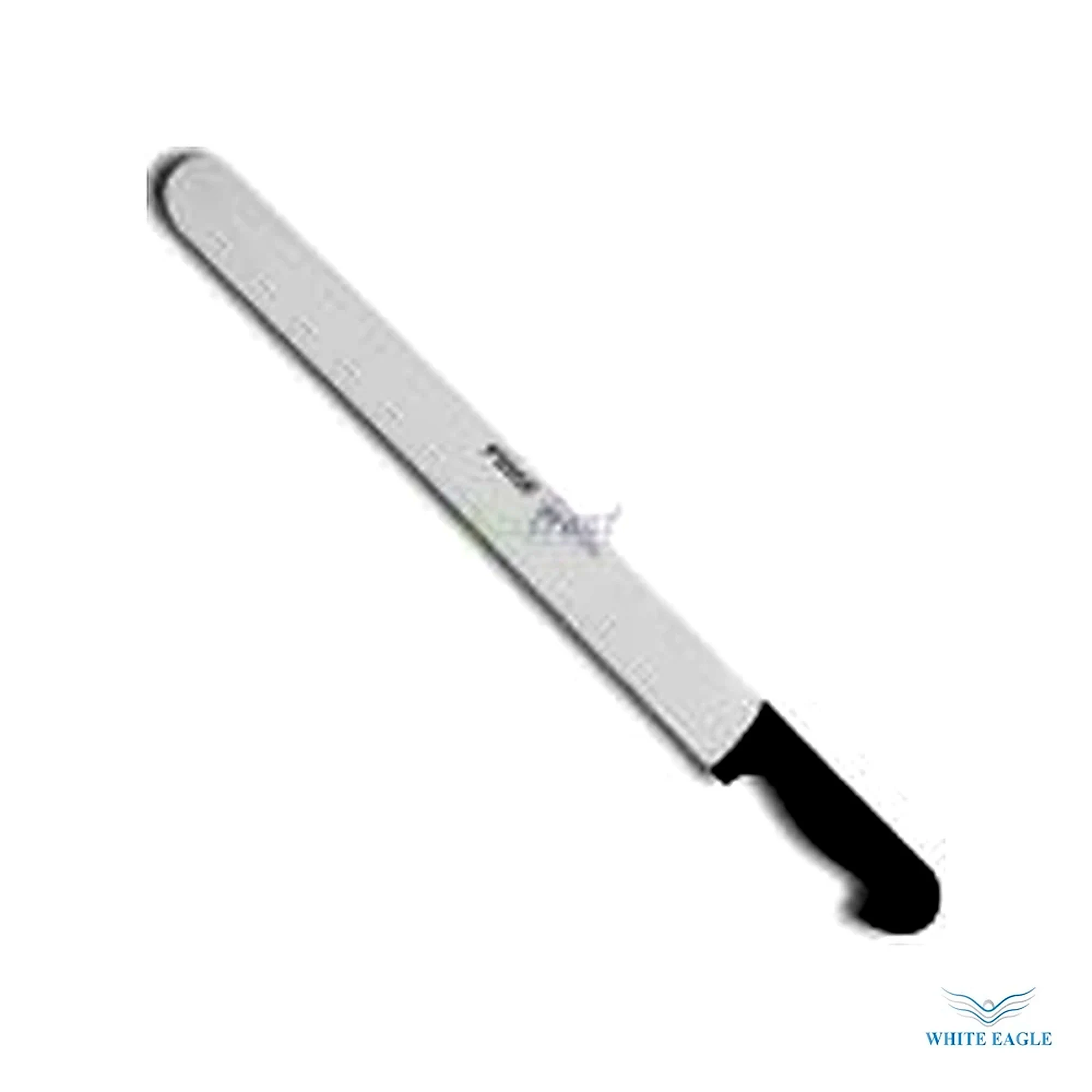 Slicing Knife 36 cm Black Handle Made in Portugal - Shawerma, Bread, Cheese & Specialty Knives from White Eagle Trading Doha Qatar - ادوات مطاعم وفنادق وايت ايجل في قطر