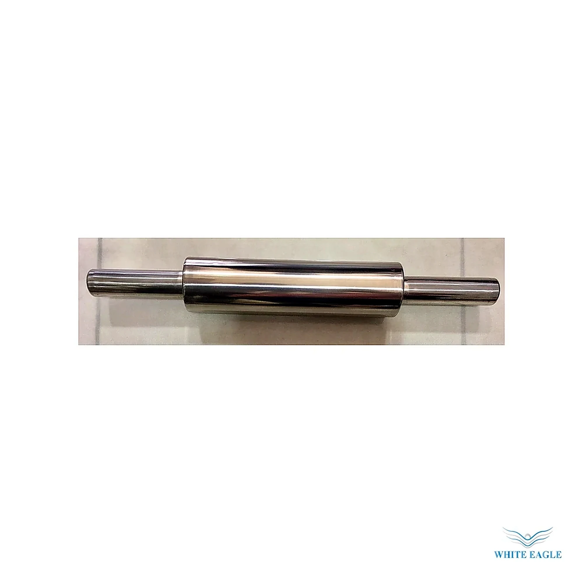 Stainless Steel Rolling Pin with ball bearing Size-24-26-7cm - Pastry Brushes, Scrapers & Prep Tools from White Eagle Trading Doha Qatar - ادوات مطاعم وفنادق وايت ايجل في قطر