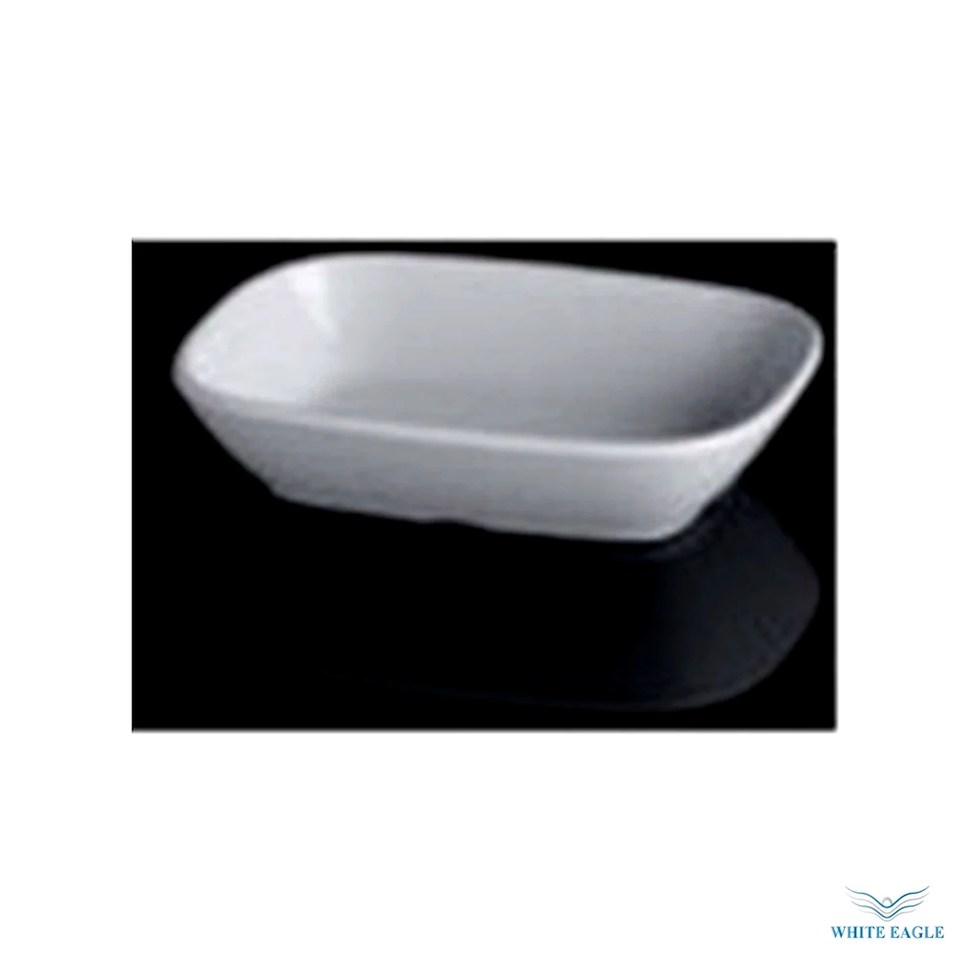 12 CM THERMO INTERNATIONAL SQUARE OVAL PLATE - Plates from White Eagle Trading Doha Qatar - ادوات مطاعم وفنادق وايت ايجل في قطر