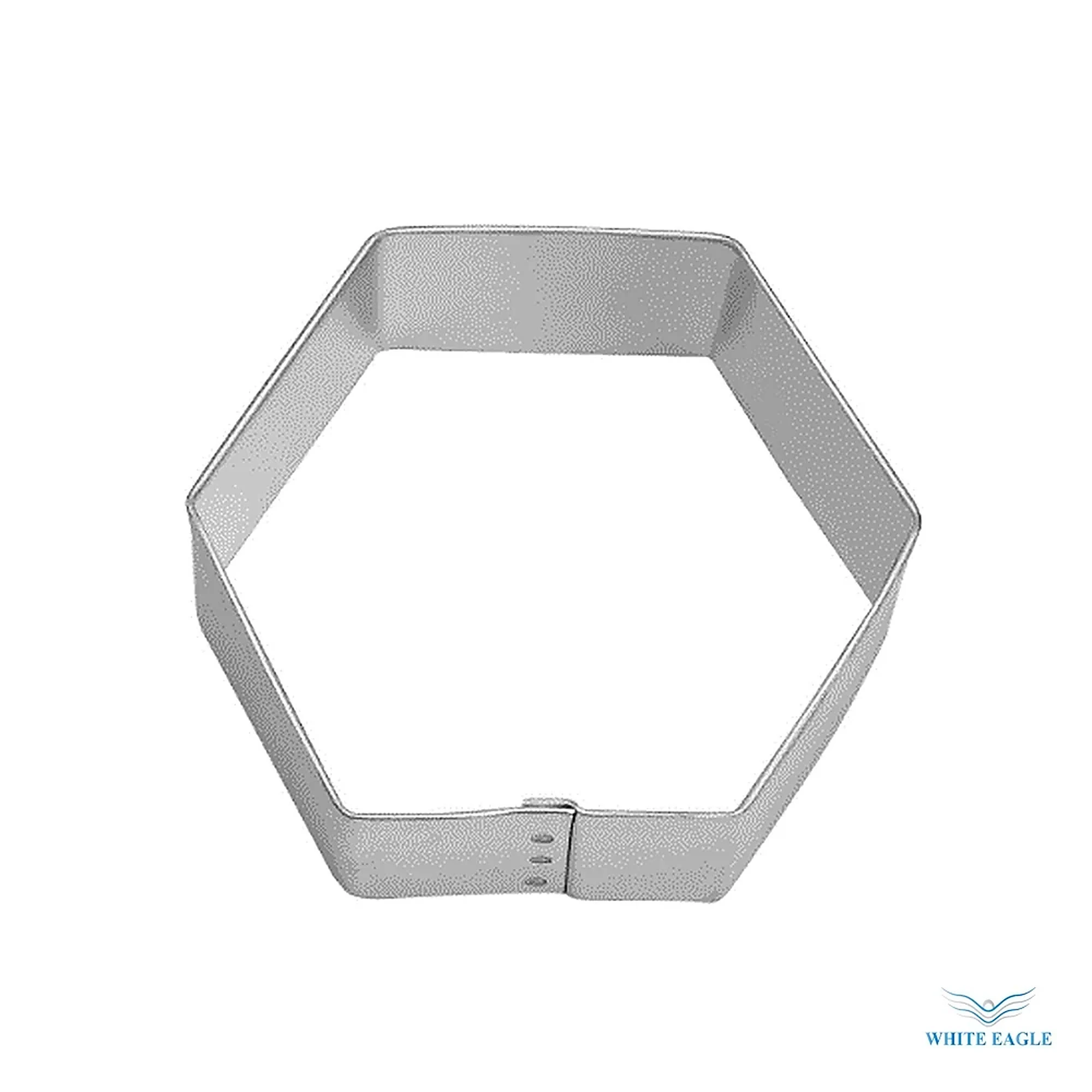 Stainless Steel Cutter Hexagonal Shape - Pastry Cutters & Molds from White Eagle Trading Doha Qatar - ادوات مطاعم وفنادق وايت ايجل في قطر
