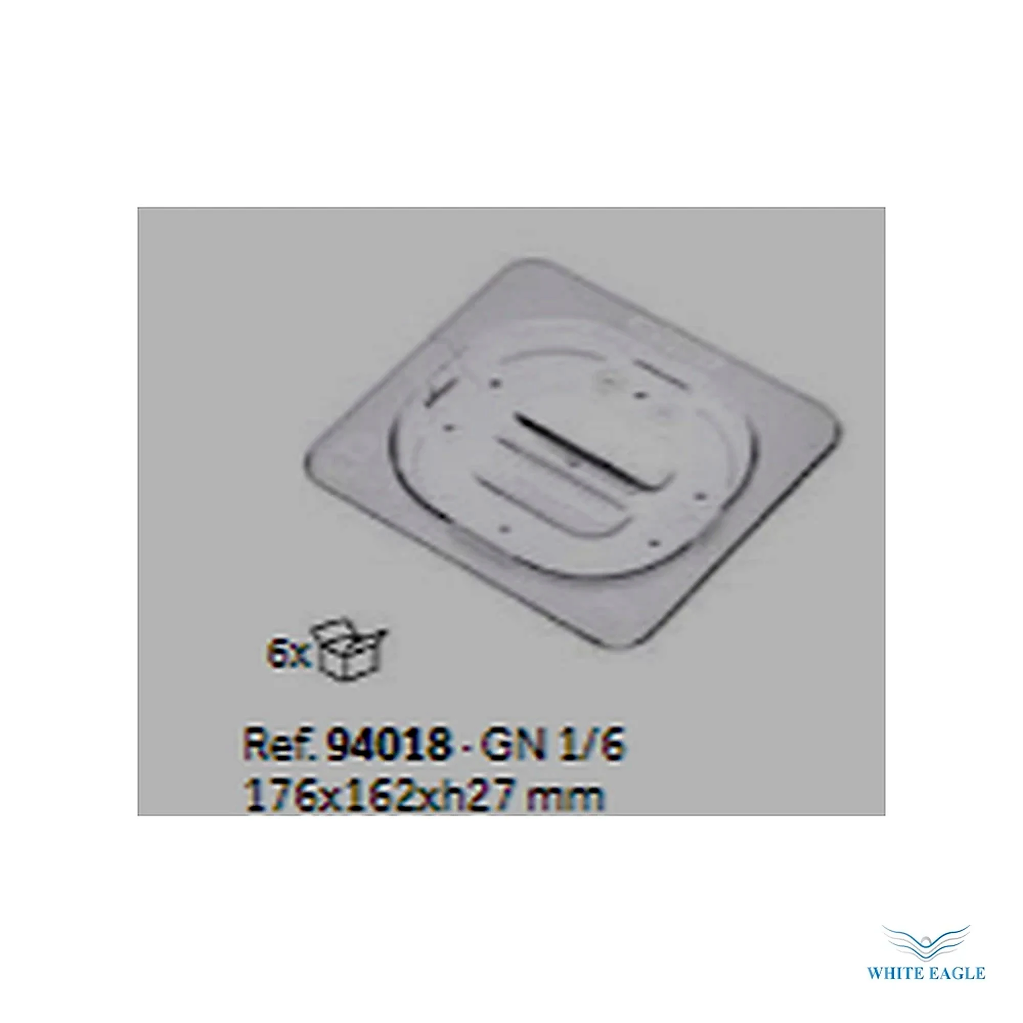 Universal Lid PC GN 1-6 - GN Covers & Lids from White Eagle Trading Doha Qatar - ادوات مطاعم وفنادق وايت ايجل في قطر