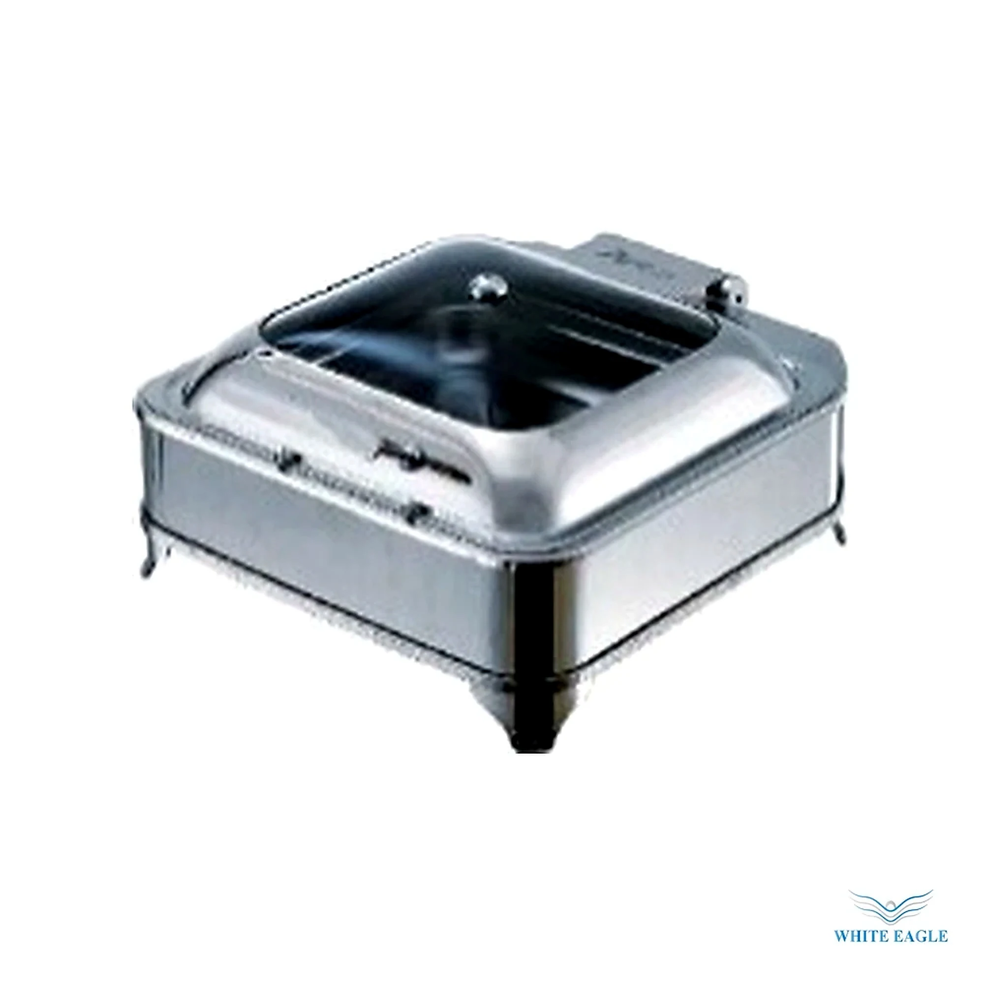 Induction Square Chafer with Pc lid with Frame Size- (l)400 (W)400 (H)260 Capacity4.5 liter - Chafing Dishes & Buffet Warmers from White Eagle Trading Doha Qatar - ادوات مطاعم وفنادق وايت ايجل في قطر