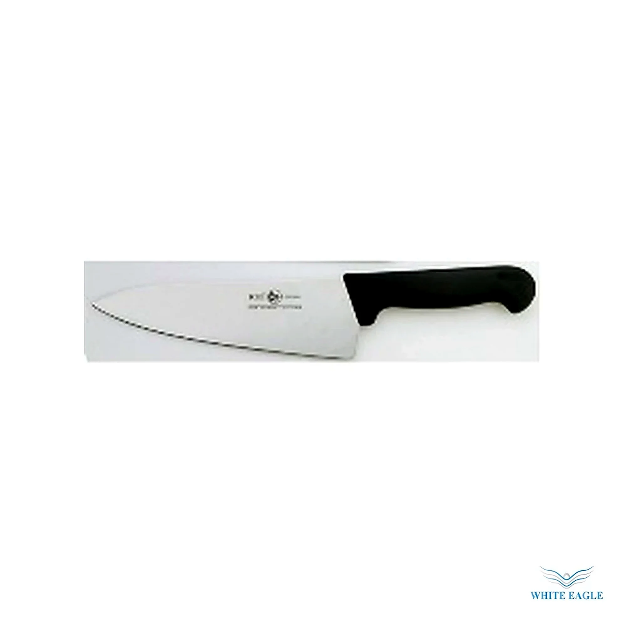 Chef Knife,Wide Blade Black Handle 20 cm - Chefs knife from White Eagle Trading Doha Qatar - ادوات مطاعم وفنادق وايت ايجل في قطر