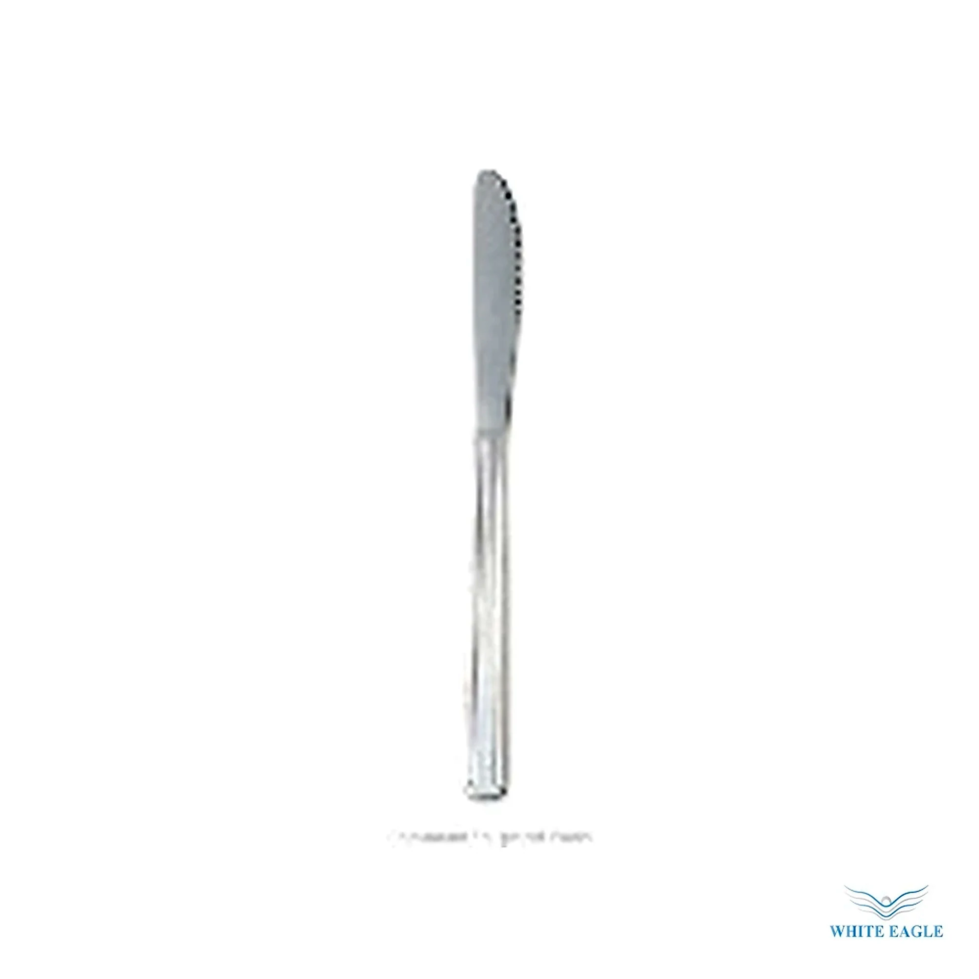 Dominion Dinner Knife, 8-1-4-, 1 piece, serrated, medium weight, 13-0 stainless steel, mirror finish - Knife Sharpeners & Accessories from White Eagle Trading Doha Qatar - ادوات مطاعم وفنادق وايت ايجل في قطر