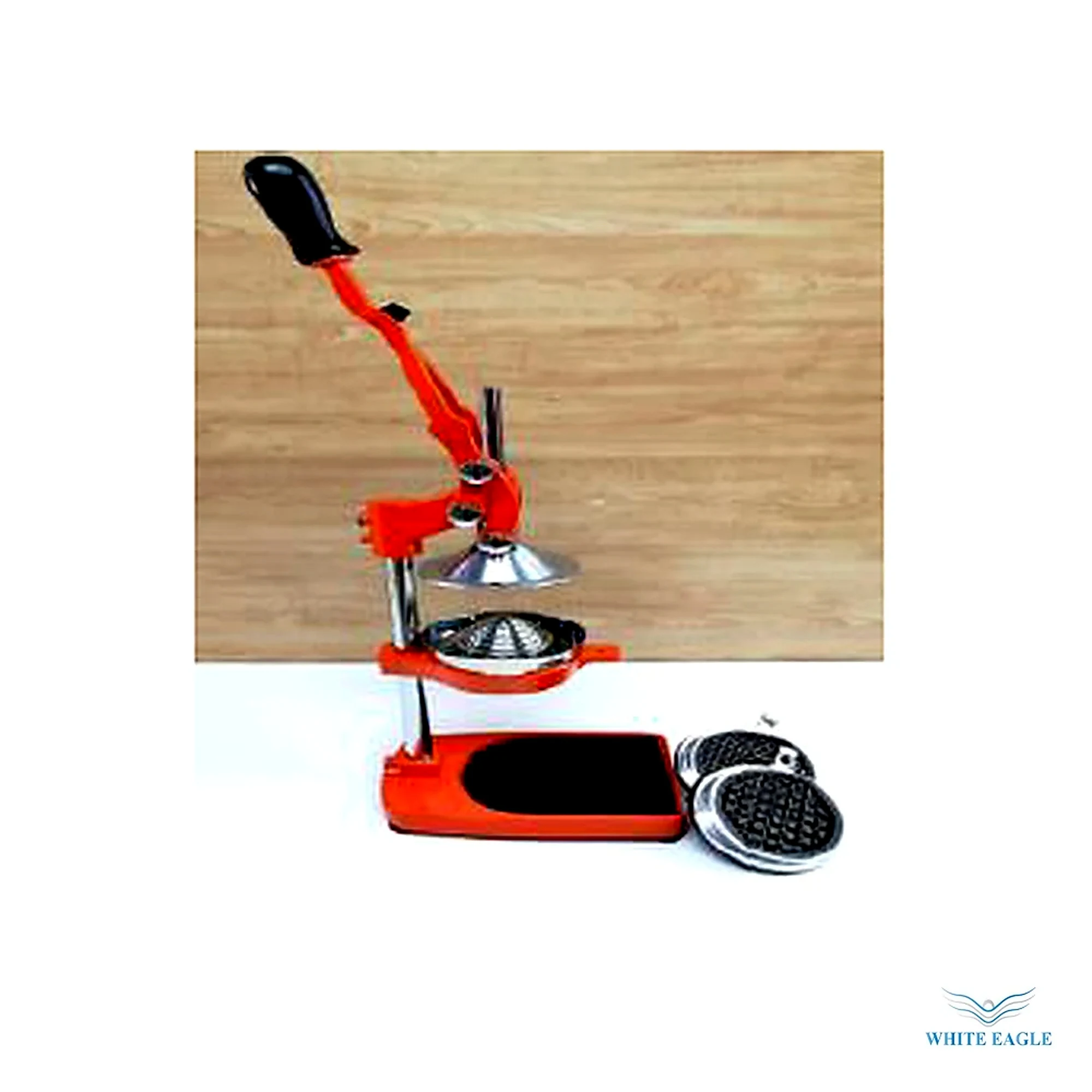 Heavy Duty Commercial Manual Hand Press Citrus Orange Lemon Juicer Squeezer Machine This juice squeezer is constructed with a 304-food-grade stainless - Juicers & Presses from White Eagle Trading Doha Qatar - ادوات مطاعم وفنادق وايت ايجل في قطر