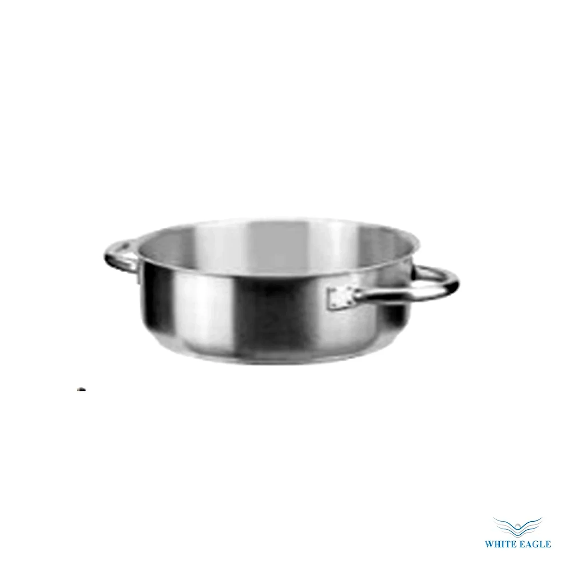 Shallow Cookpot 28-9 cm (560 CL) Capacity suitable for gas hob,ceramic hob,induction hob and heated hobs - Pots & Stock Pots from White Eagle Trading Doha Qatar - ادوات مطاعم وفنادق وايت ايجل في قطر
