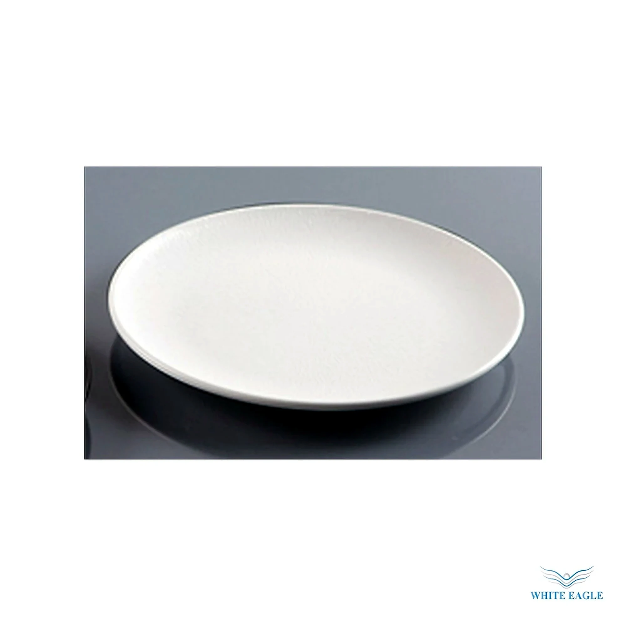 MINA PLATTER WITH RAIN EFFECT DIA 40 CM - Porcelain & Melamine Platters from White Eagle Trading Doha Qatar - ادوات مطاعم وفنادق وايت ايجل في قطر