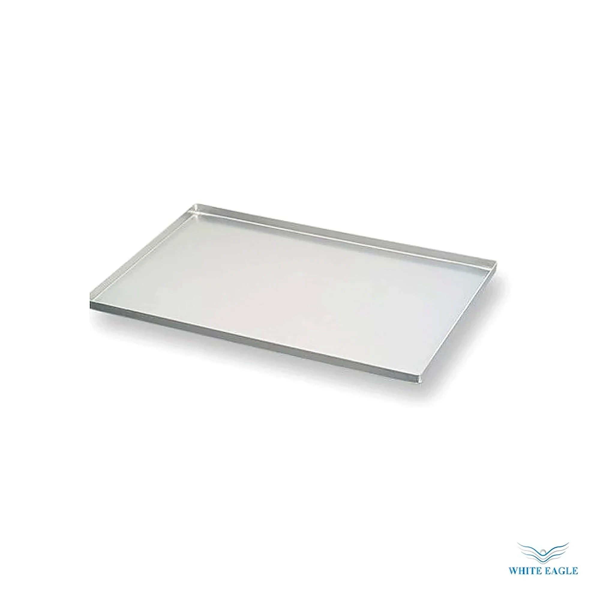 Straight Edge Aluminum Baking Tray 60-40-2 cm (0.2mm thickness with anodized) - Pastry Cutters & Molds from White Eagle Trading Doha Qatar - ادوات مطاعم وفنادق وايت ايجل في قطر