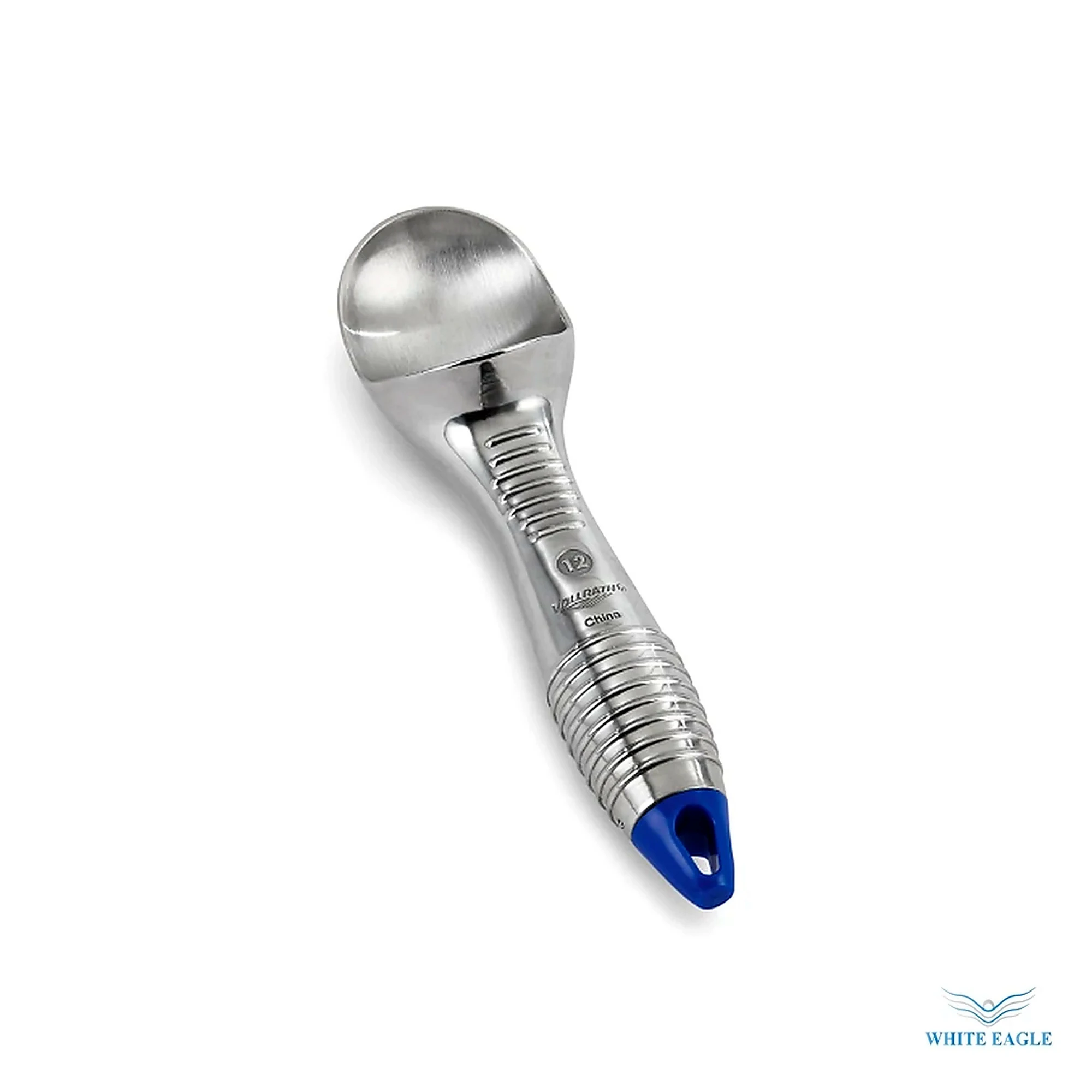 Ice Cream Scoop #12 BOL- 4.8cm L-19.5cm Mlts- 73.9 - 3oz Color Blue - Measuring Jugs, Scoops & Funnels from White Eagle Trading Doha Qatar - ادوات مطاعم وفنادق وايت ايجل في قطر