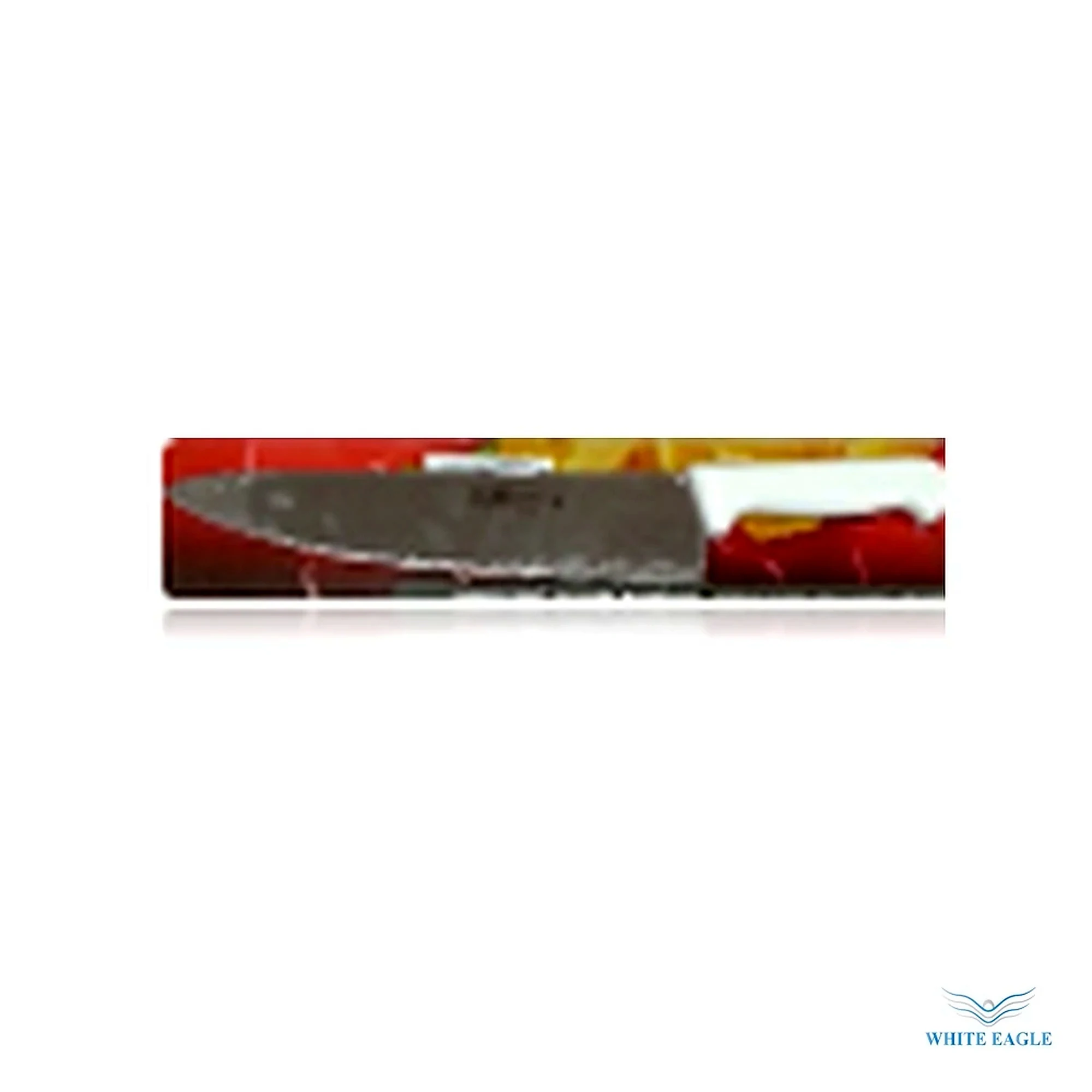 Chef Knife,Wide Blade White Handle 20 cm - Chefs knife from White Eagle Trading Doha Qatar - ادوات مطاعم وفنادق وايت ايجل في قطر