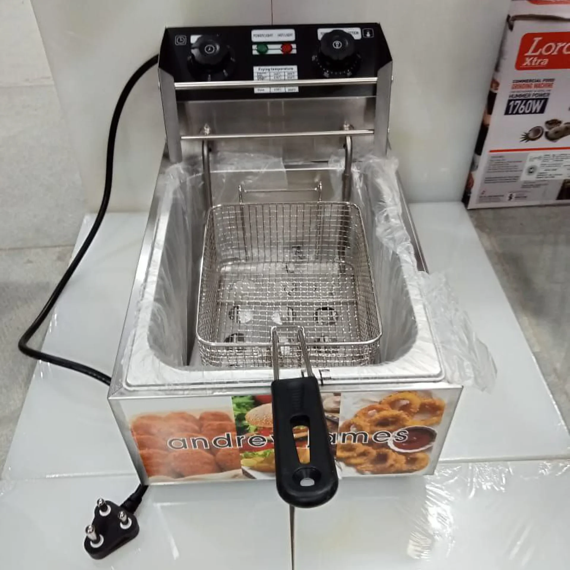 SINGLE POTATO fryer (used) made in france - Uncategorized from White Eagle Trading Doha Qatar - ادوات مطاعم وفنادق وايت ايجل في قطر