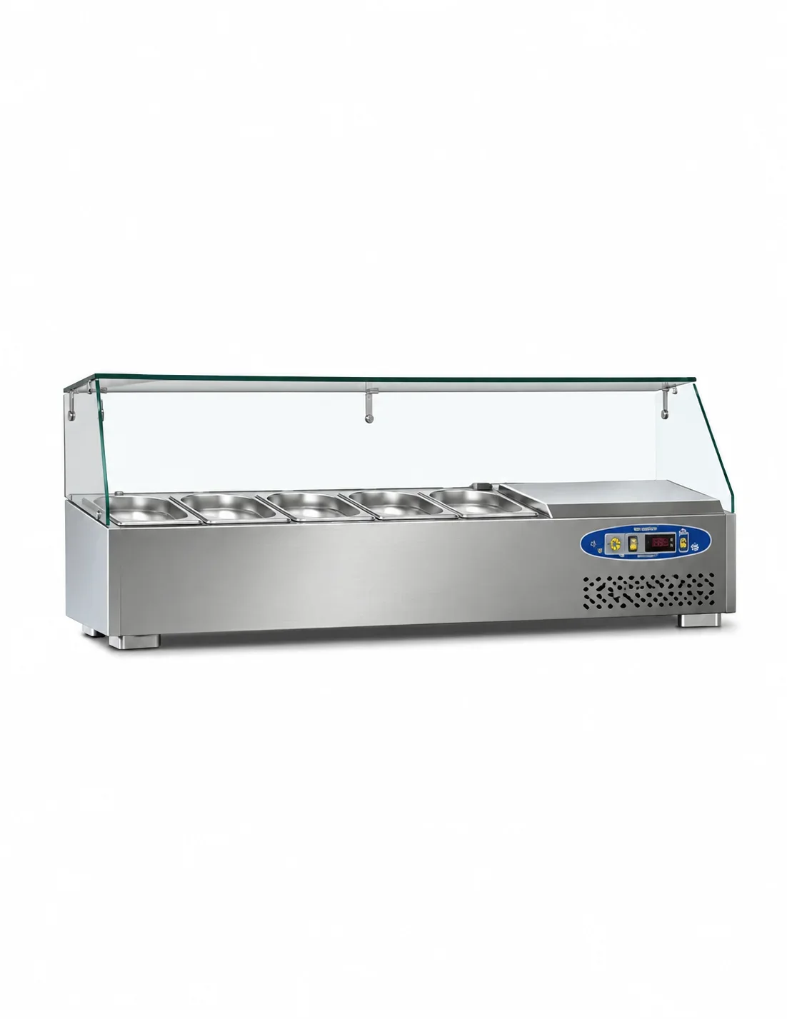 Used Table Top Salad Bar – 147 cm – Made in Italy - Serving Trays & Platters from White Eagle Trading Doha Qatar - ادوات مطاعم وفنادق وايت ايجل في قطر