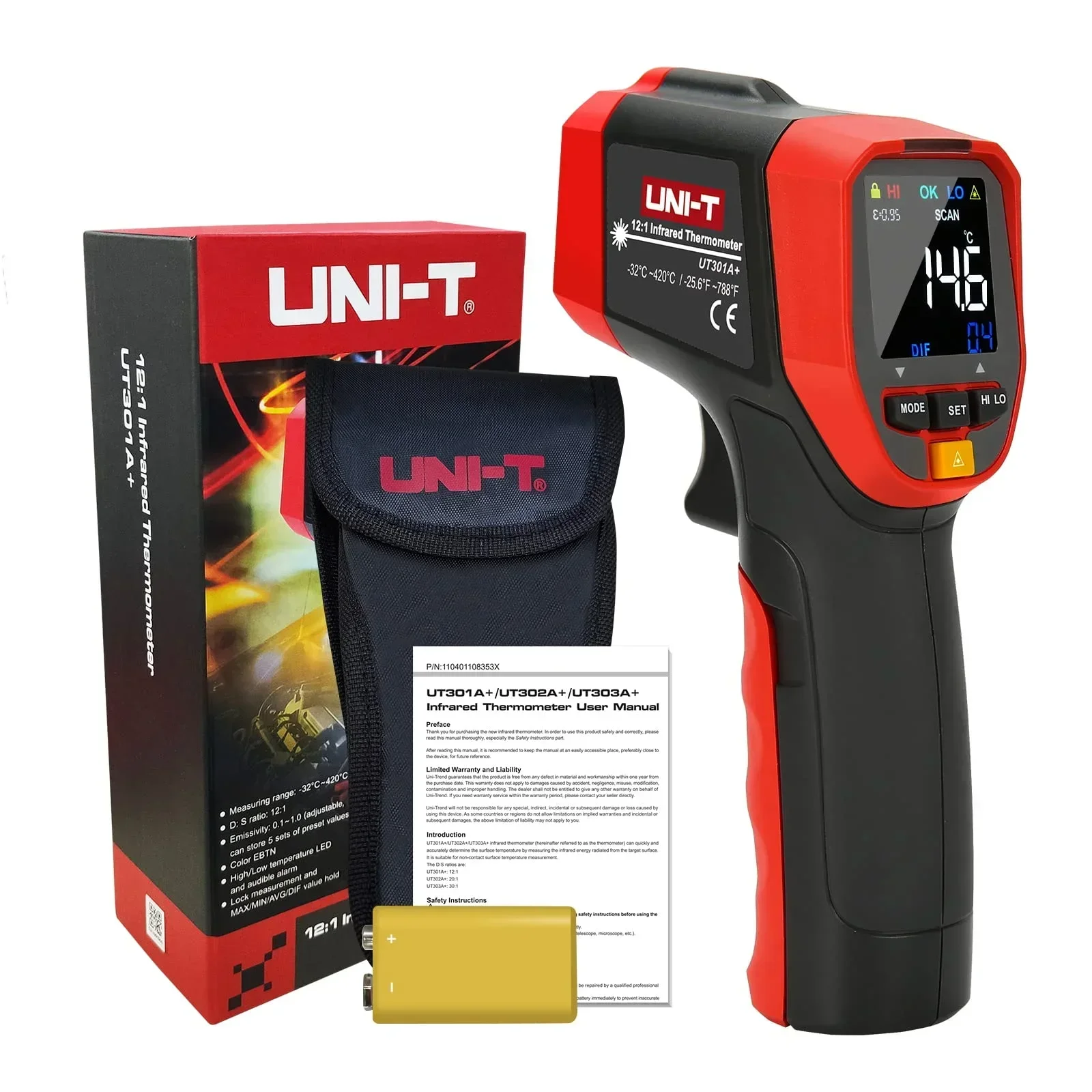 (INFRARED THERMOMETER) - Prep Tools & Accessories from White Eagle Trading Doha Qatar - ادوات مطاعم وفنادق وايت ايجل في قطر