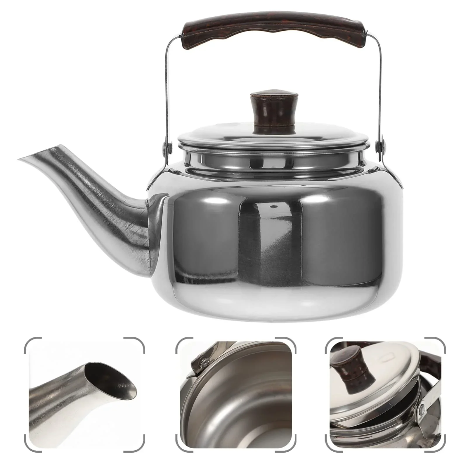 stainless steel teapot 1liter - Uncategorized from White Eagle Trading Doha Qatar - ادوات مطاعم وفنادق وايت ايجل في قطر