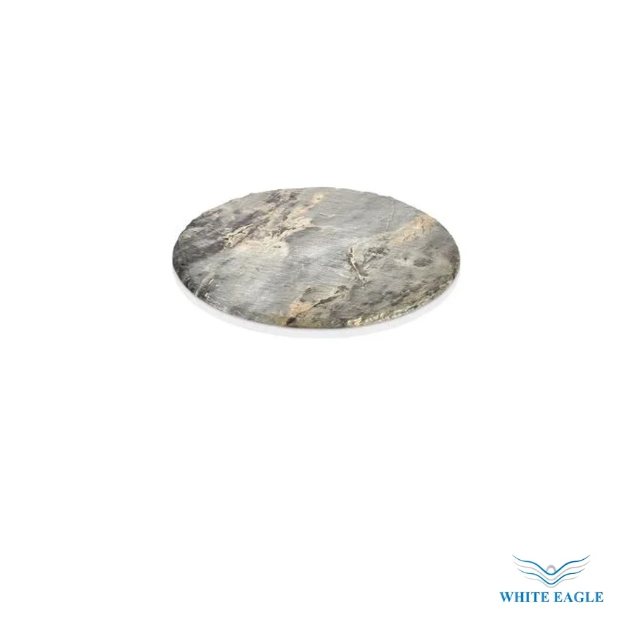 30cm Round Slate Board - Plates from White Eagle Trading Doha Qatar - ادوات مطاعم وفنادق وايت ايجل في قطر