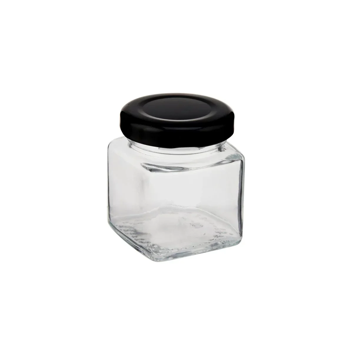 square glass jar with lid - Storage Containers & Food Boxes from White Eagle Trading Doha Qatar - ادوات مطاعم وفنادق وايت ايجل في قطر