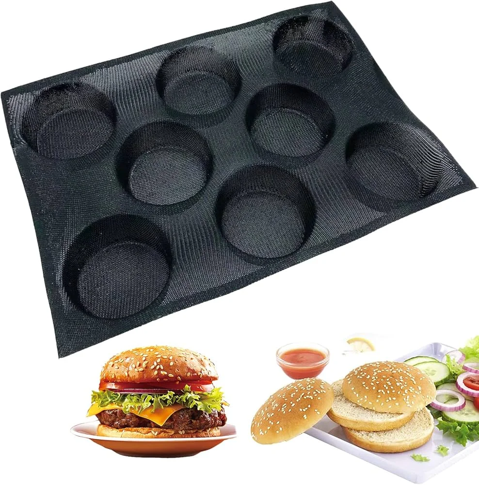 BAKING BURGER MATS SILICONE 4.5CM - Uncategorized from White Eagle Trading Doha Qatar - ادوات مطاعم وفنادق وايت ايجل في قطر